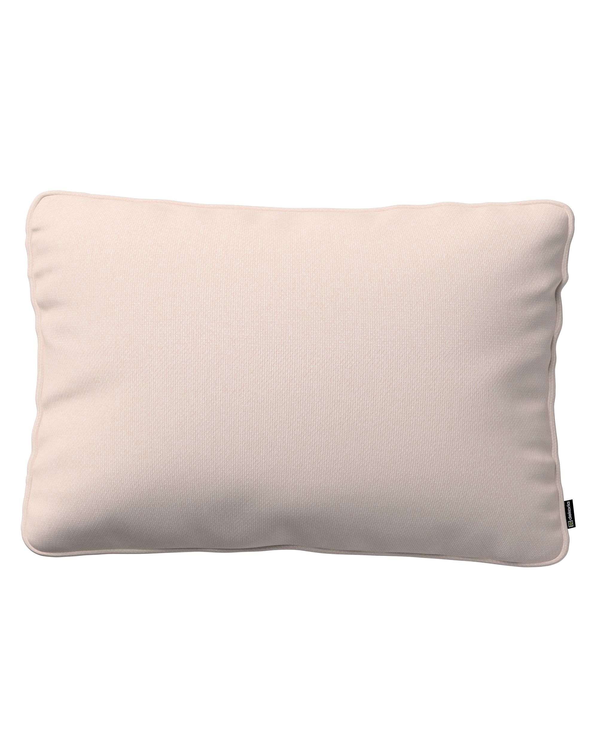 Kissenhülle Gabi mit Paspel 60x40cm Farbe rosa Stoff strukturiert