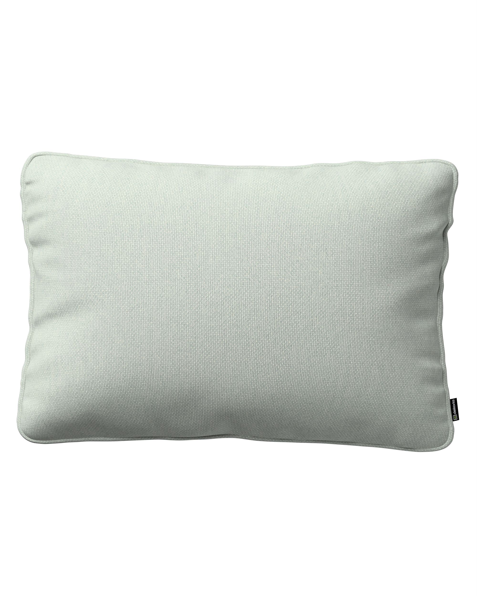 Kissenhülle Gabi mit Paspel 60x40cm Farbe blau Stoff strukturiert