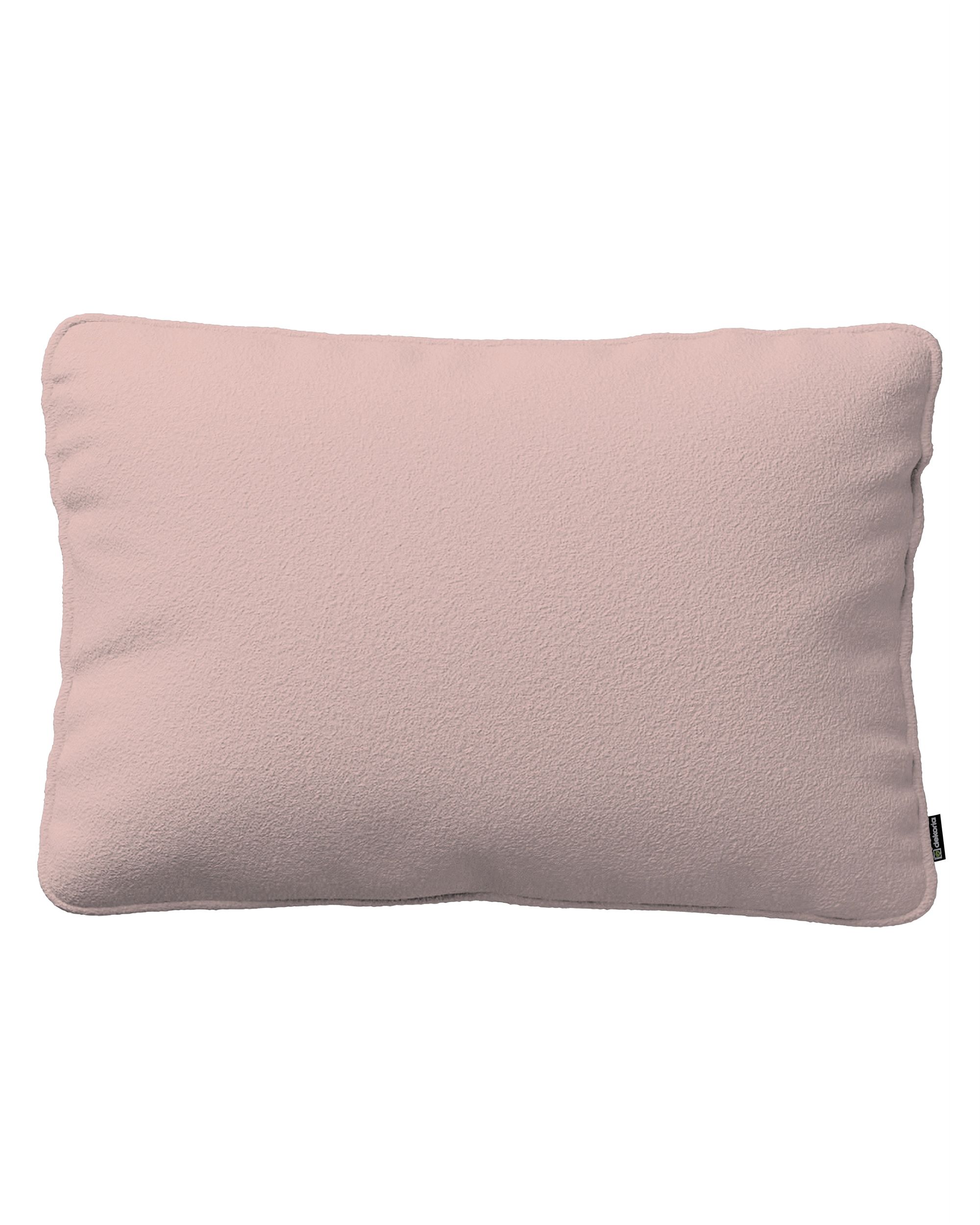 Kissenhülle Gabi mit Paspel 60x40cm Farbe rosa Stoff strukturiert