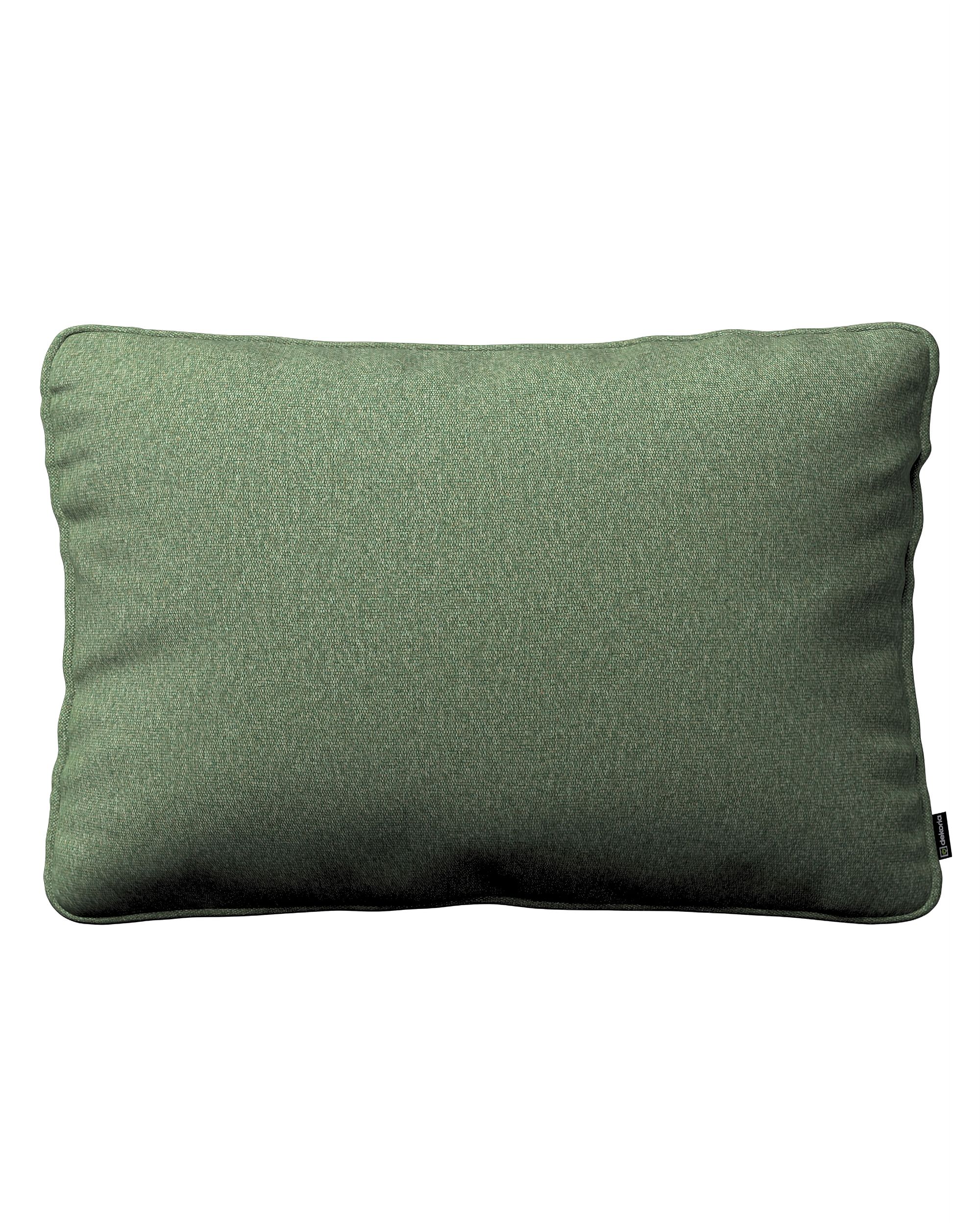 Kissenhülle Gabi mit Paspel 60x40cm Farbe grün Stoff strukturiert
