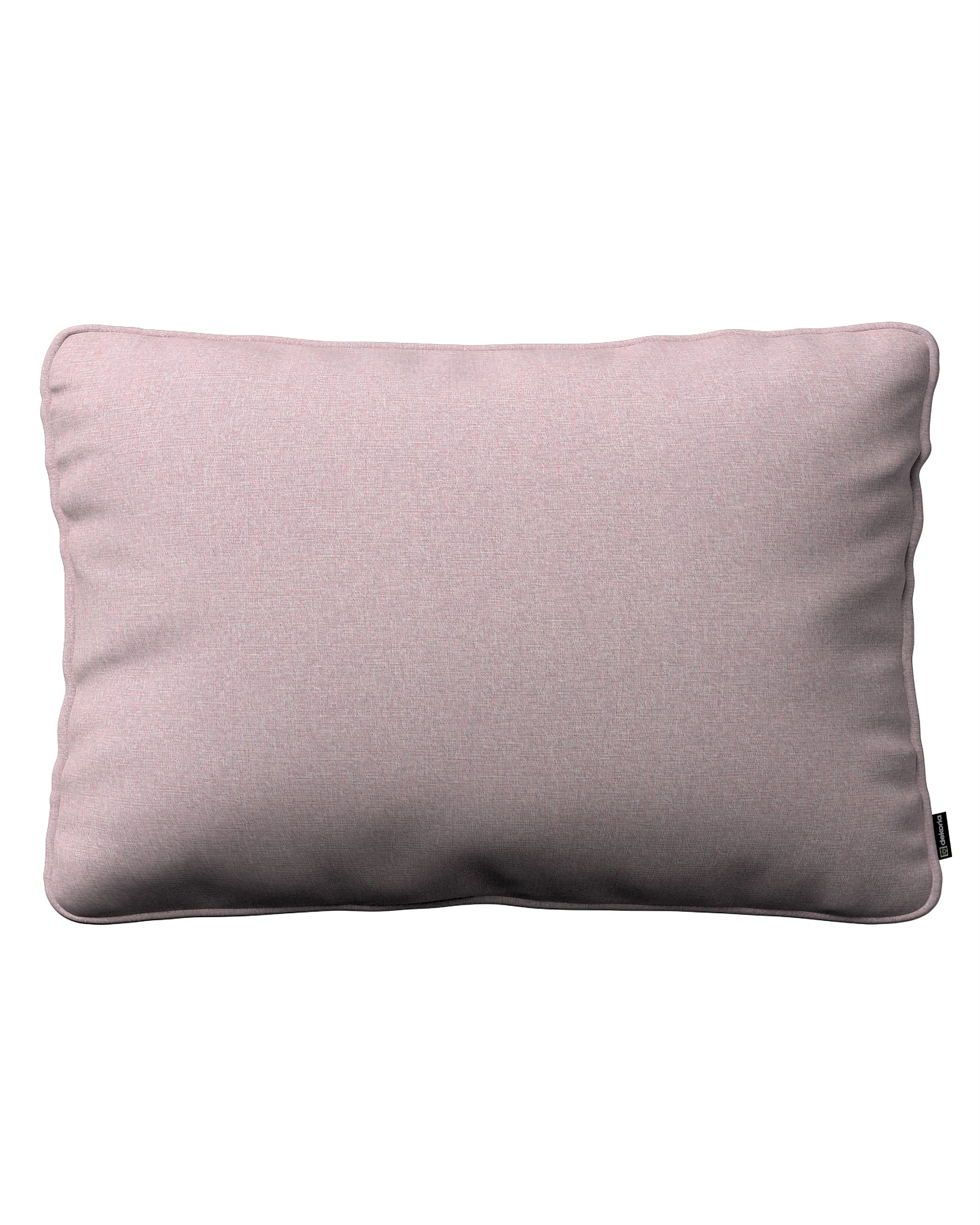 Kissenhülle Gabi mit Paspel 60x40cm Farbe rosa Stoff strukturiert