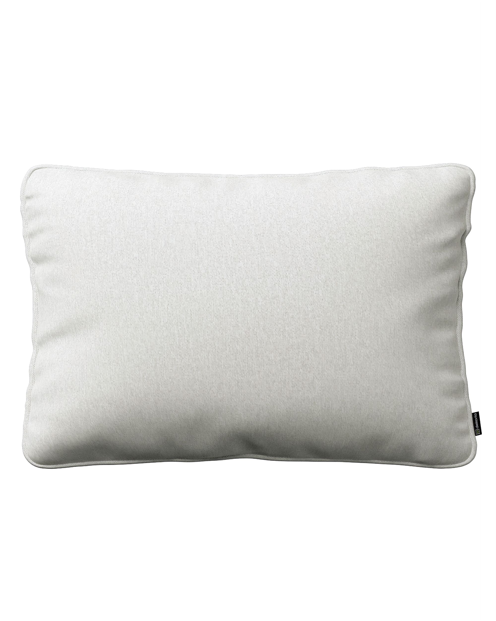 Kissenhülle Gabi mit Paspel 60x40cm Farbe creme Stoff strukturiert