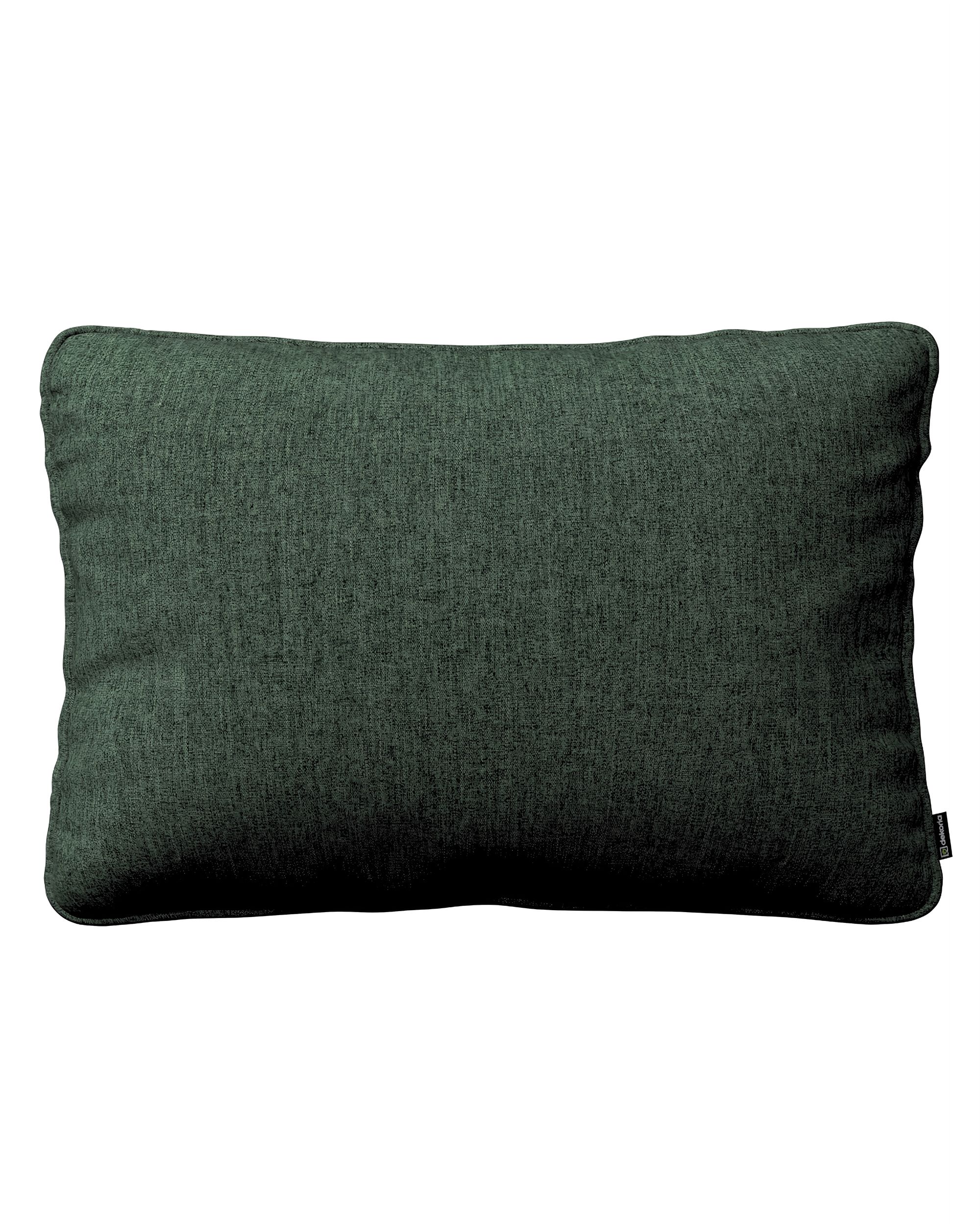 Kissenhülle Gabi mit Paspel 60x40cm Farbe grün Stoff strukturiert