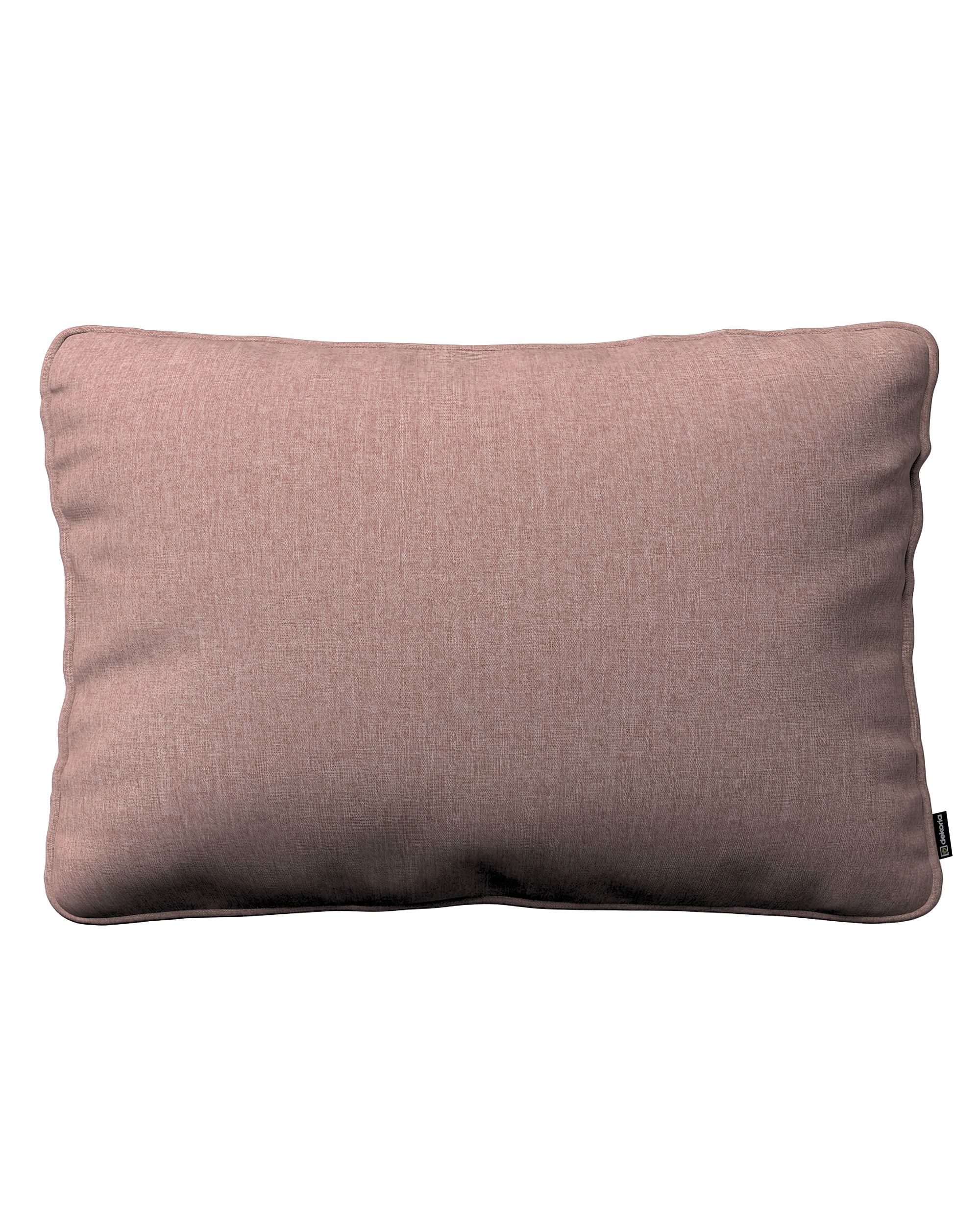 Kissenhülle Gabi mit Paspel 60x40cm Farbe rosa Stoff strukturiert