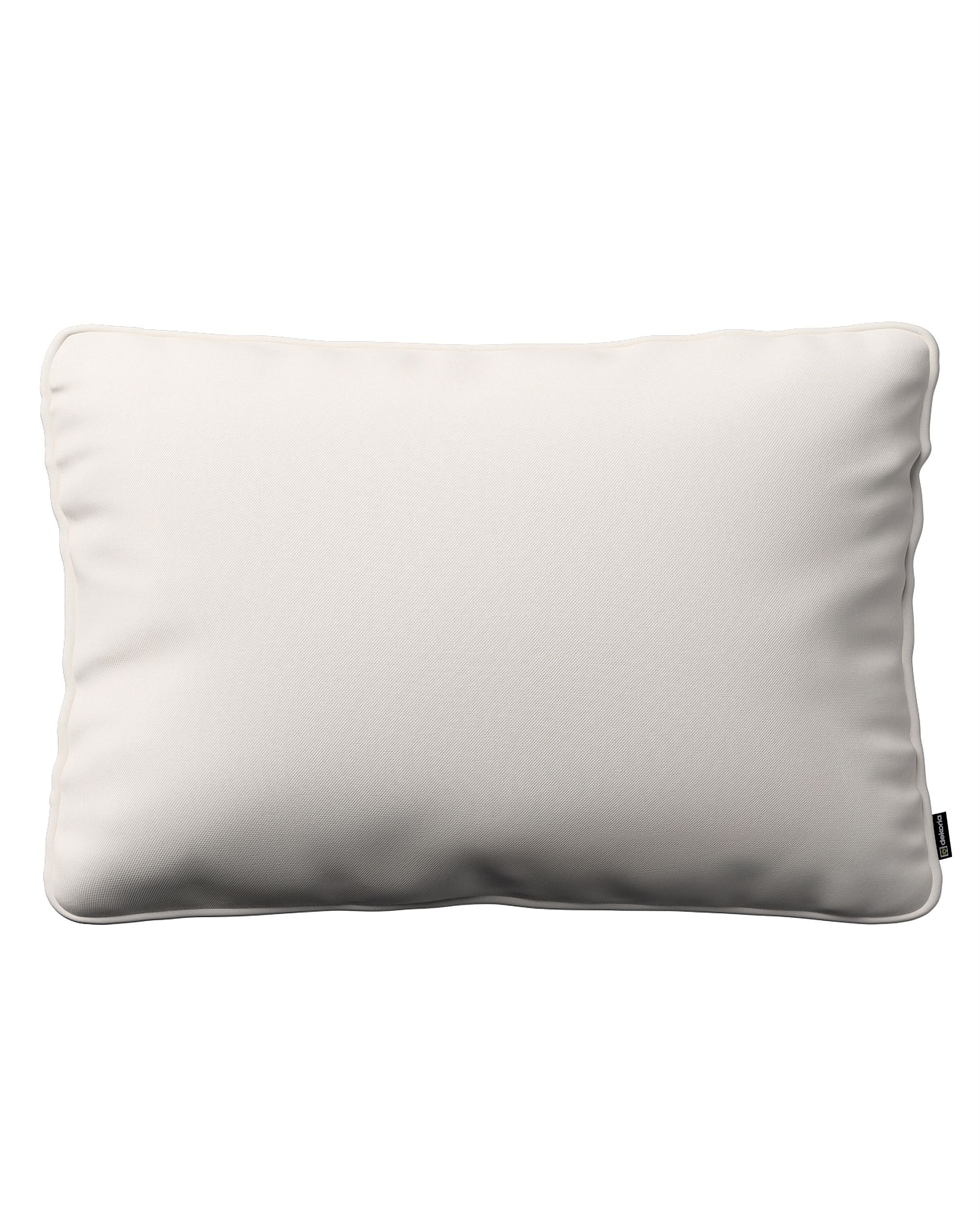 Kissenhülle Gabi mit Paspel 60x40cm Farbe beige Stoff strukturiert
