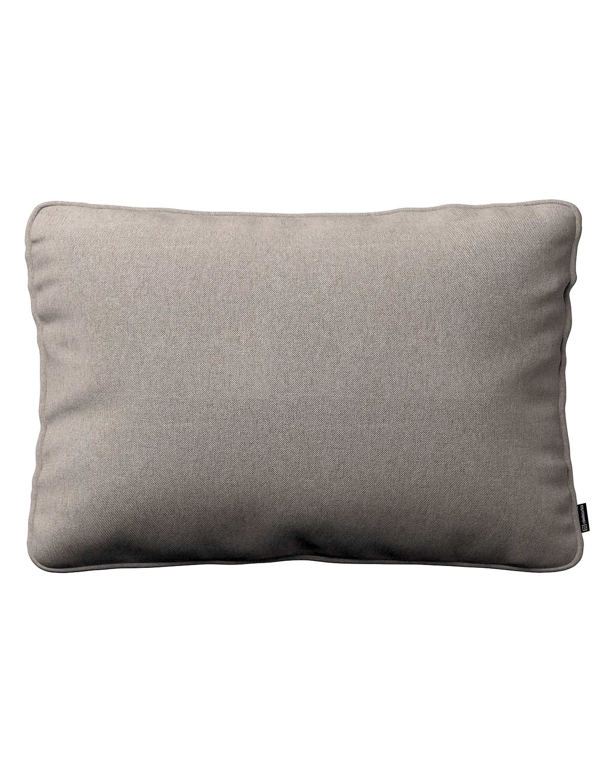 Kissenhülle Gabi mit Paspel 60x40cm Farbe beige Stoff strukturiert