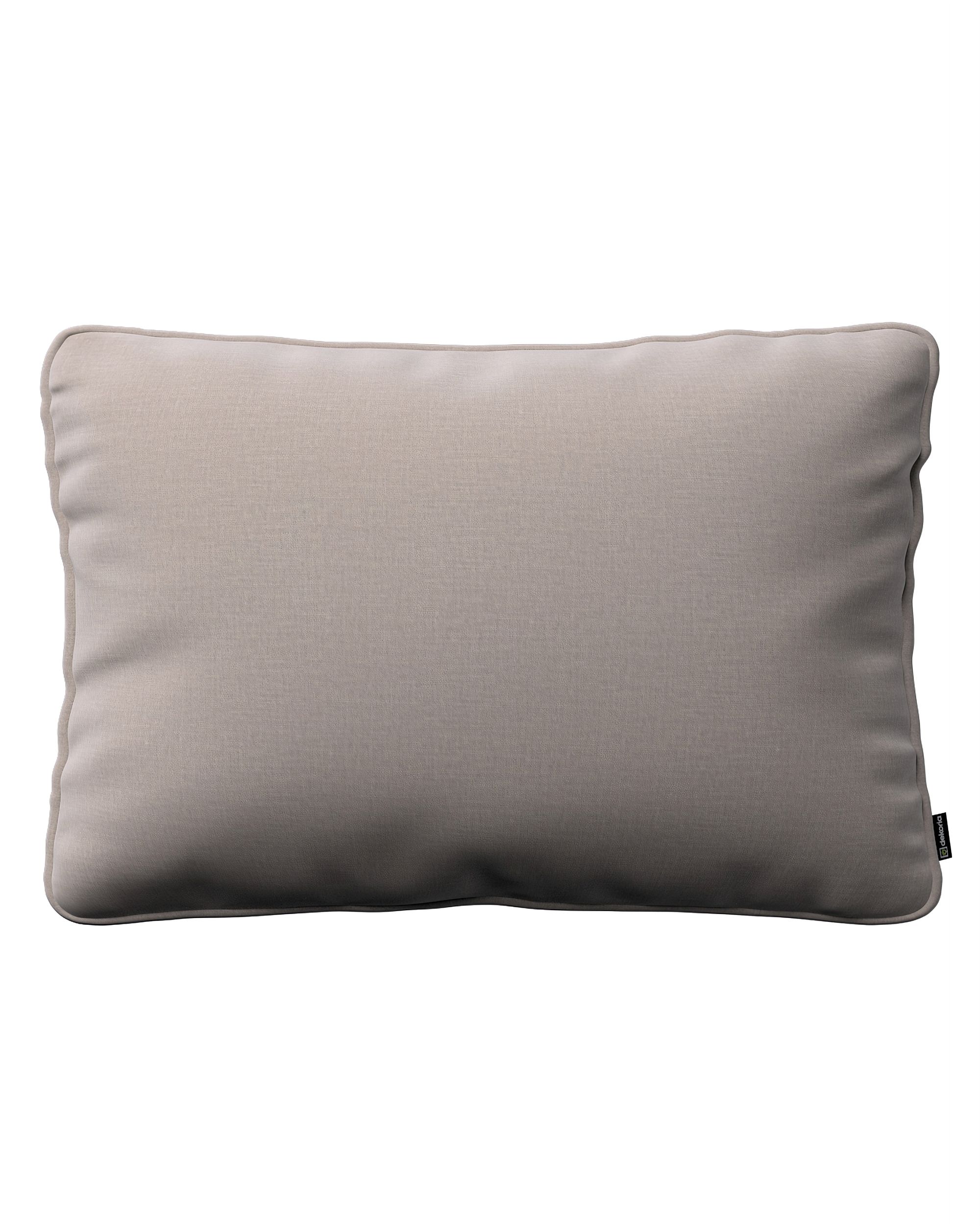 Kissenhülle Gabi mit Paspel 60x40cm Farbe beige Stoff samt