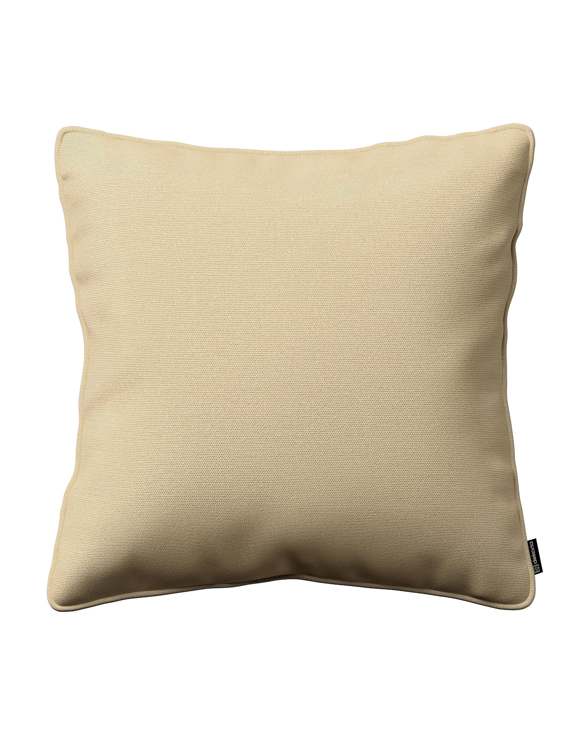 Kissenhülle Gabi mit Paspel Farbe beige