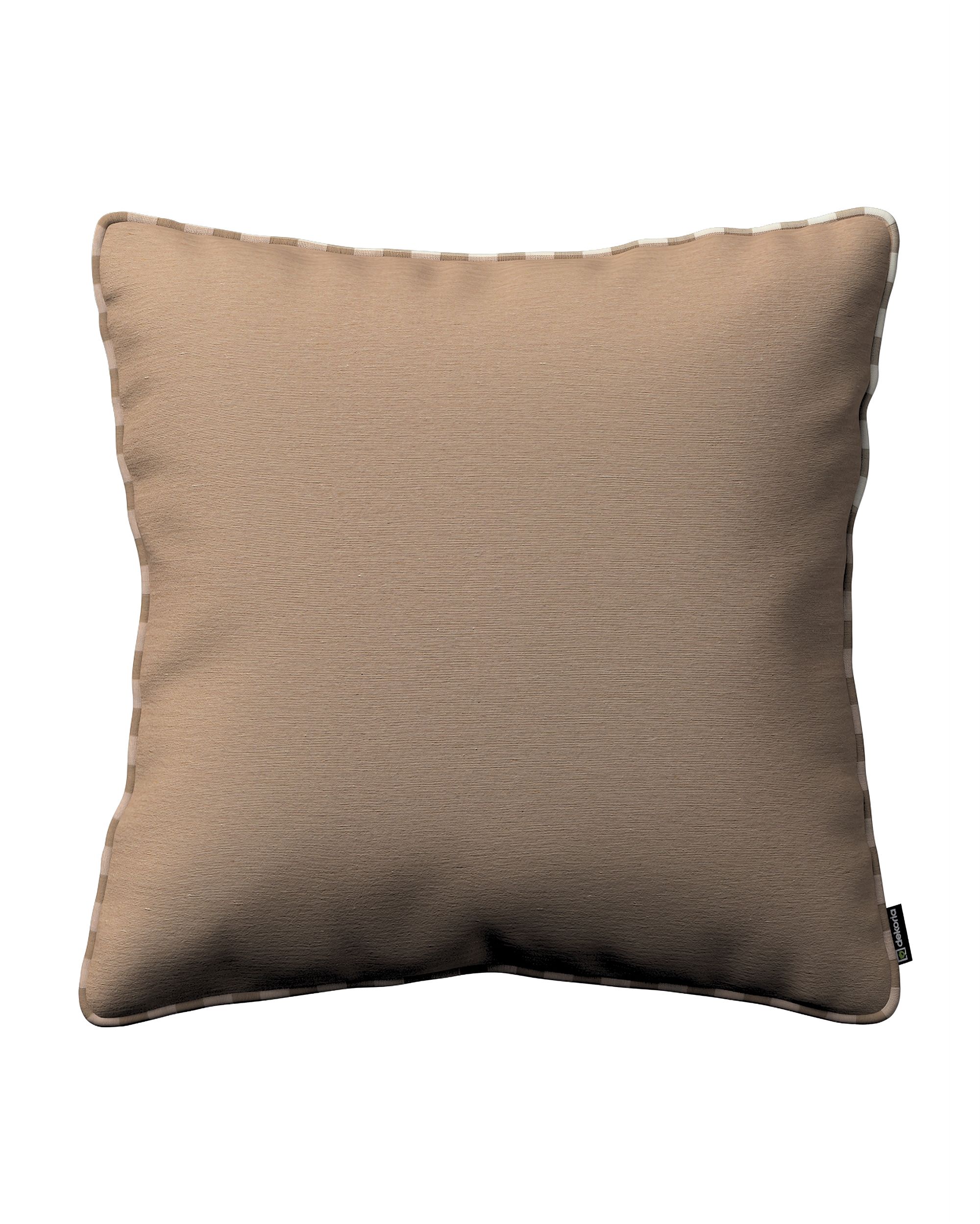 Kissenhülle Gabi mit Paspel Farbe beige