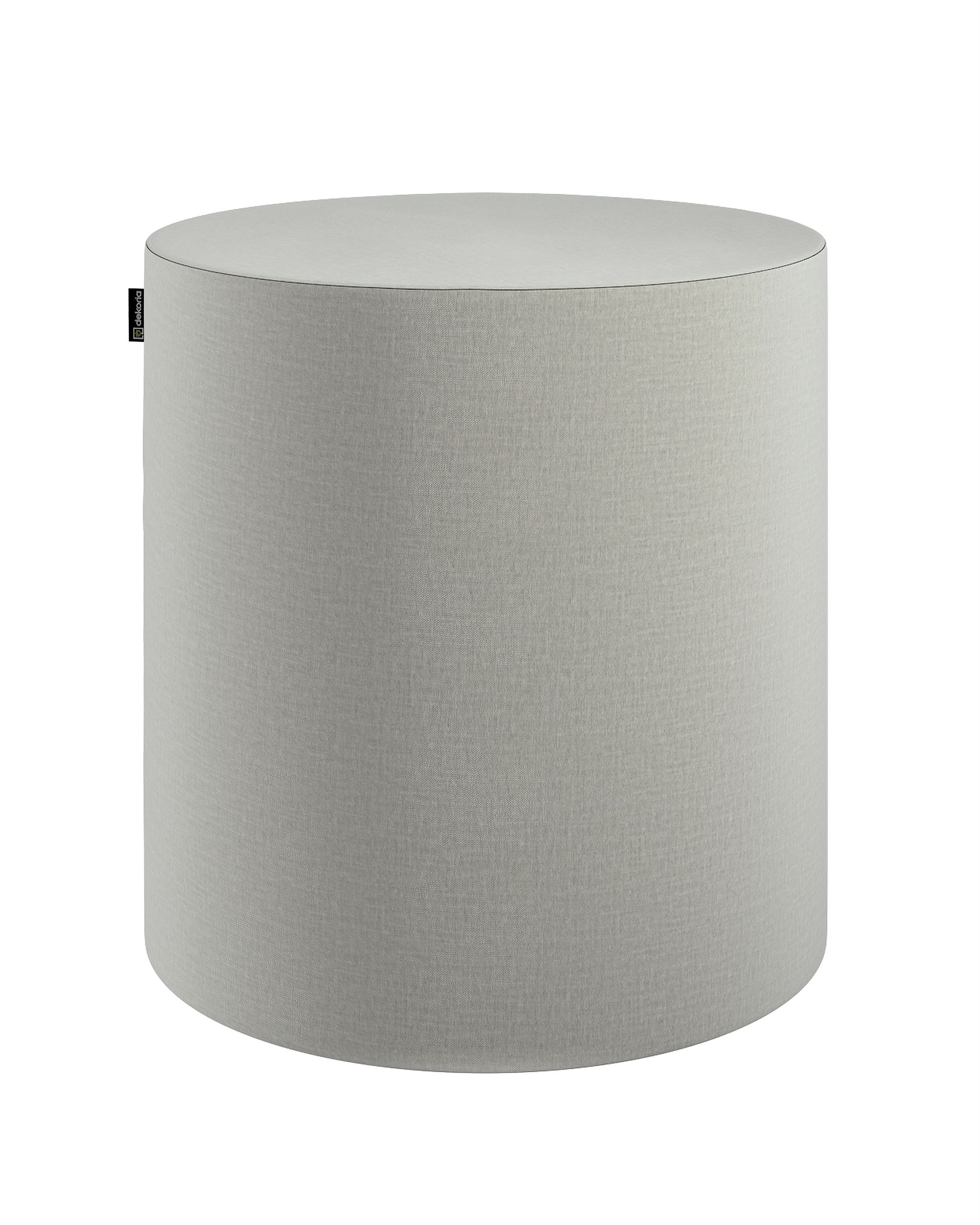 Pouf Barrel Farbe grün Stoff samt