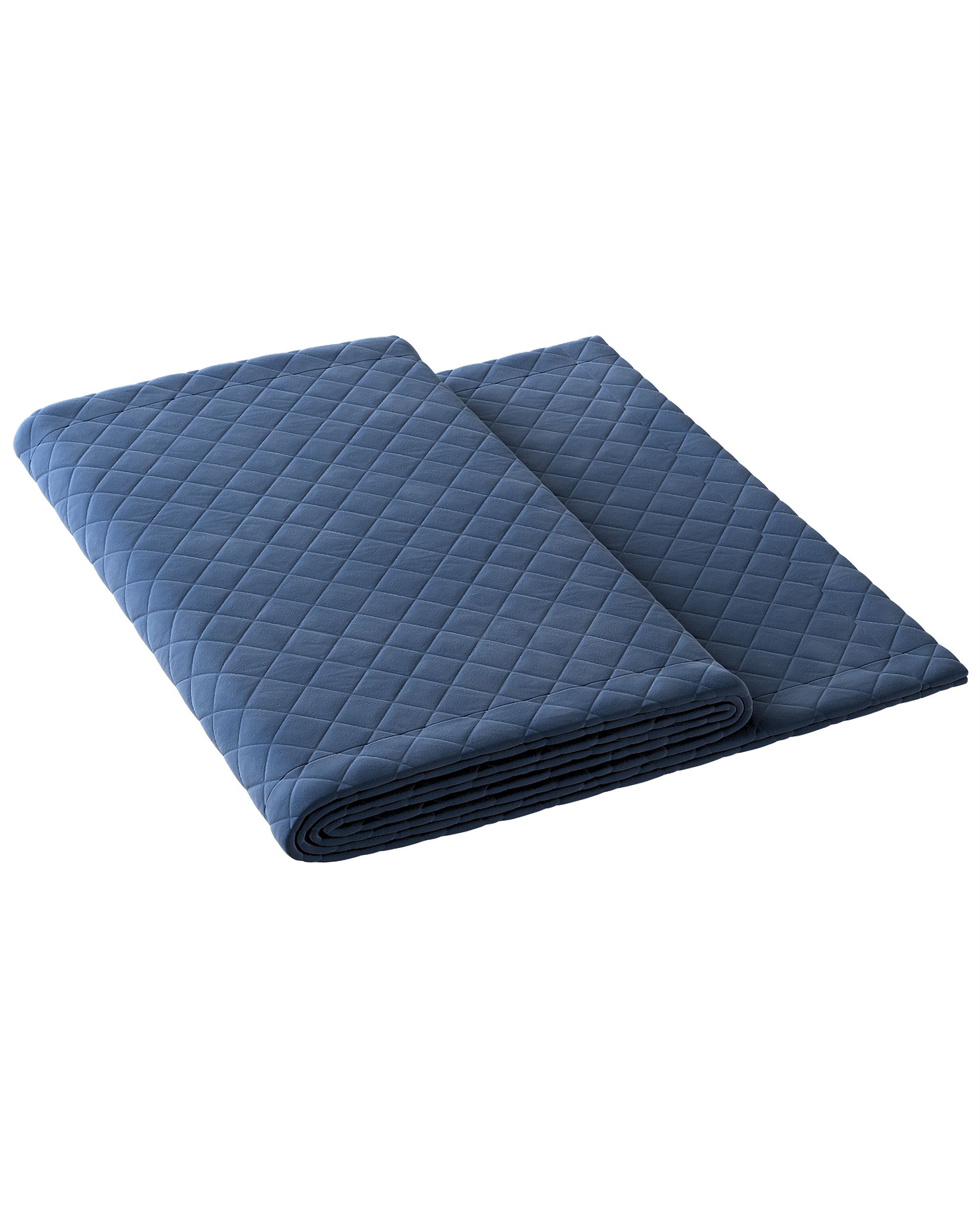 Bettläufer Velvet Farbe dunkelblau Stoff glänzend, samt (hover)