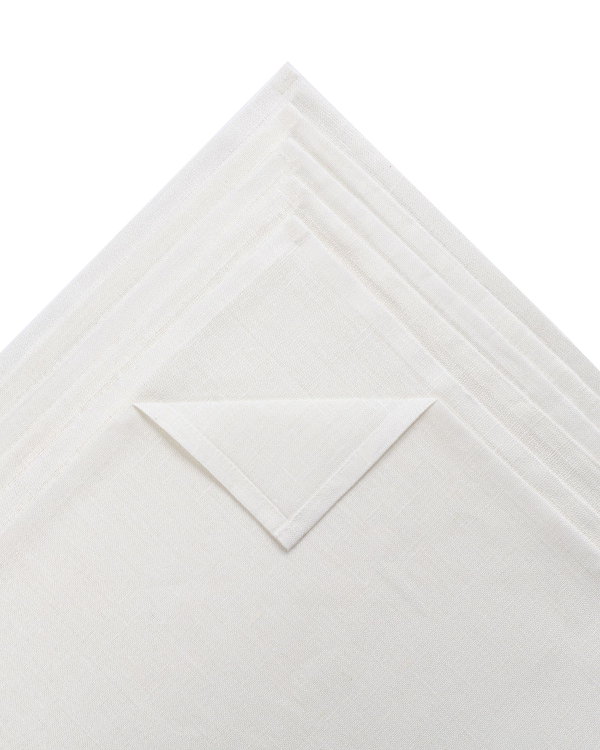 Serviettenset 6 Stck 42x42cm Leinen creme-weiß (hover)