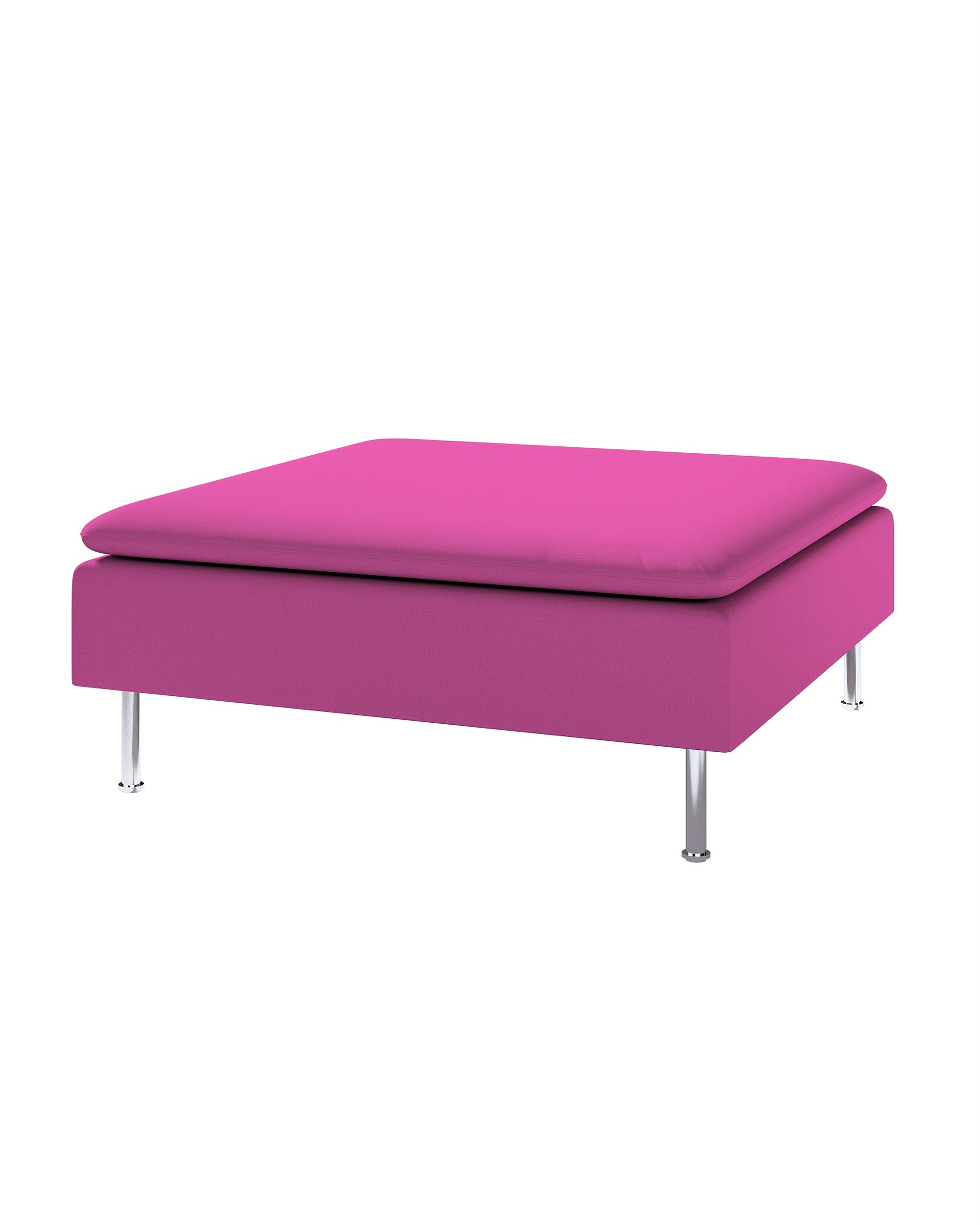 Bezug für Söderhamn Fußhocker Farbe rosa Stoff strukturiert