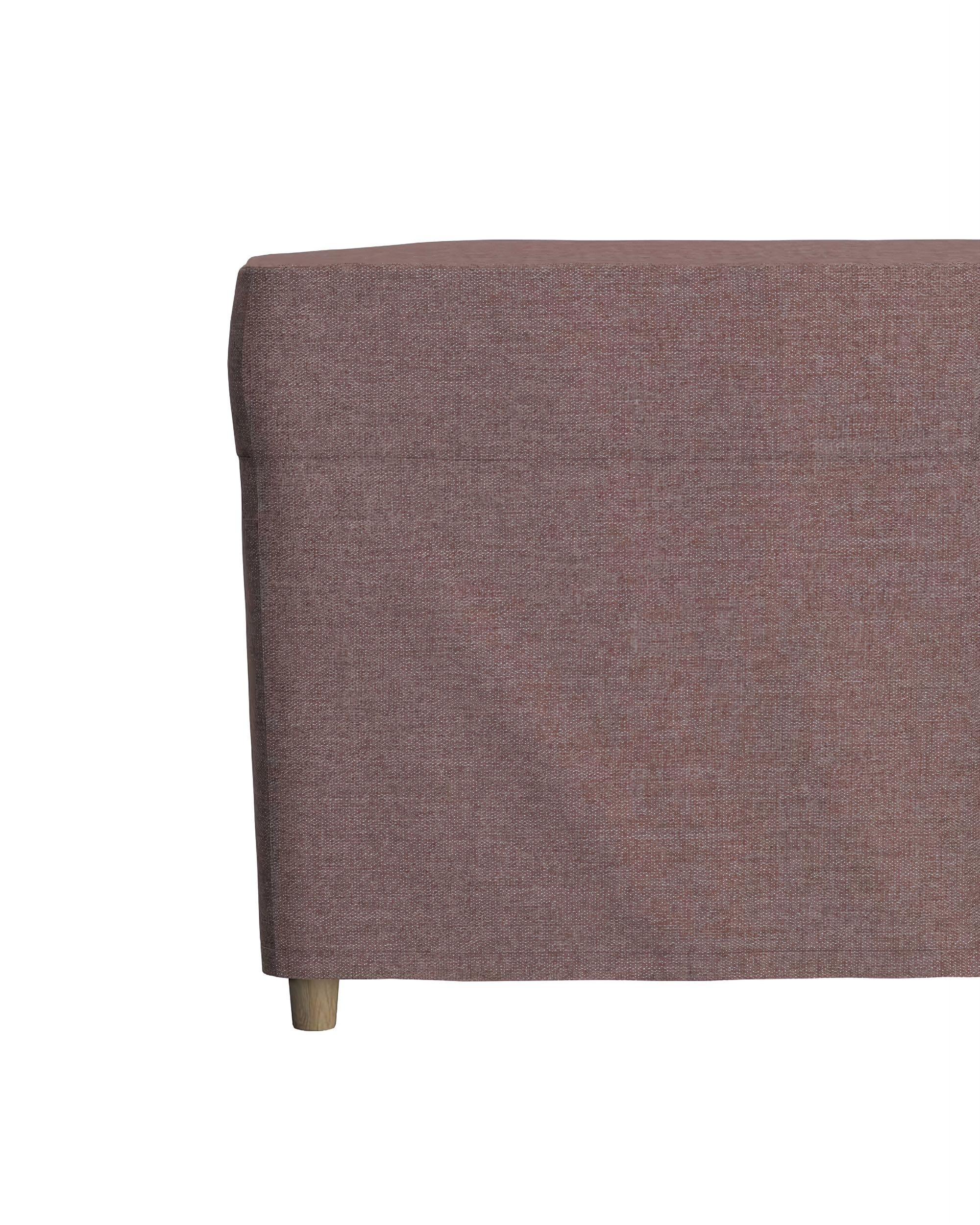 Bezug für Fußhocker Strandmon Farbe rosa Stoff strukturiert (hover)