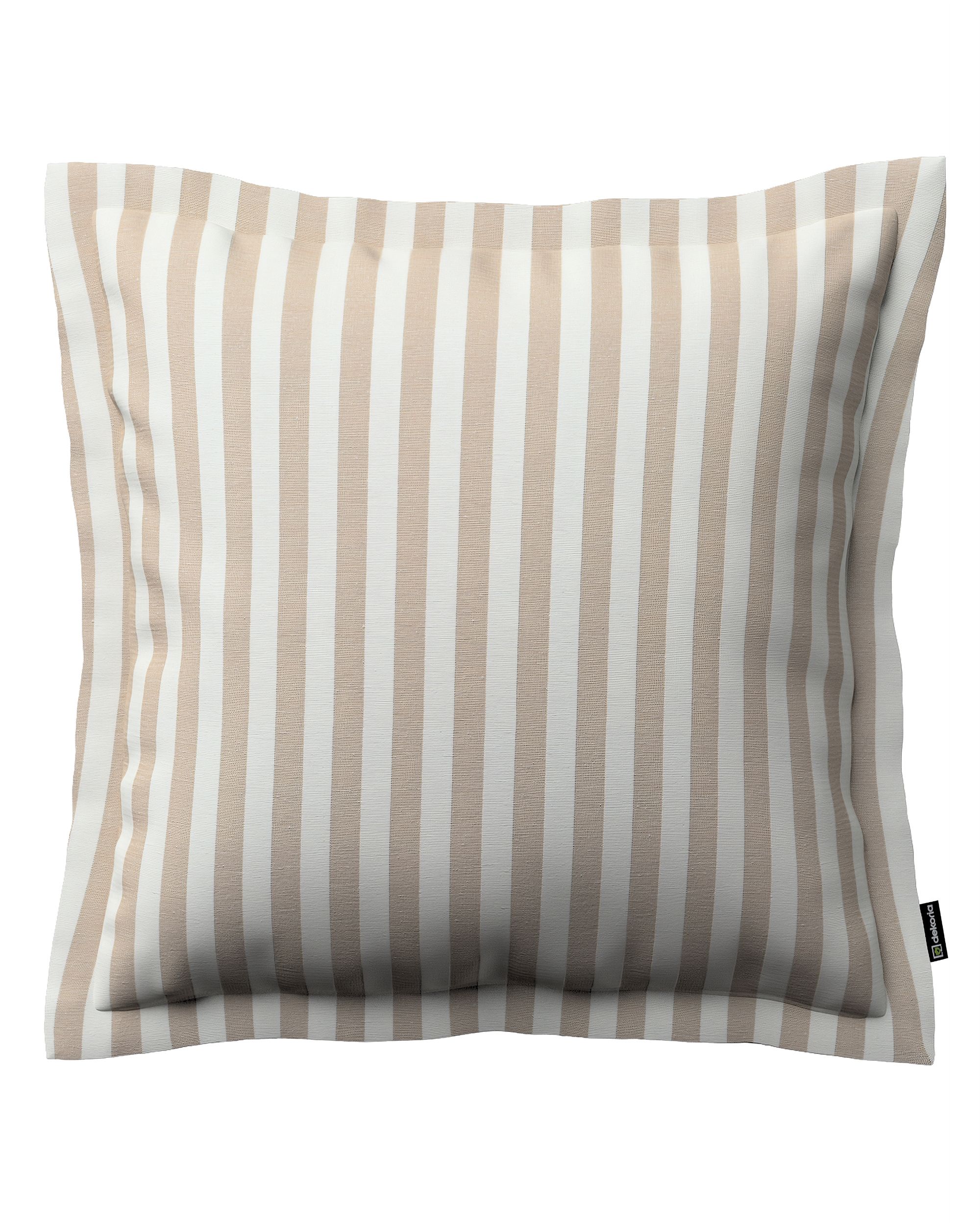 Kissenhülle Mona mit Stehsaum Farbe beige Stoff gemustert