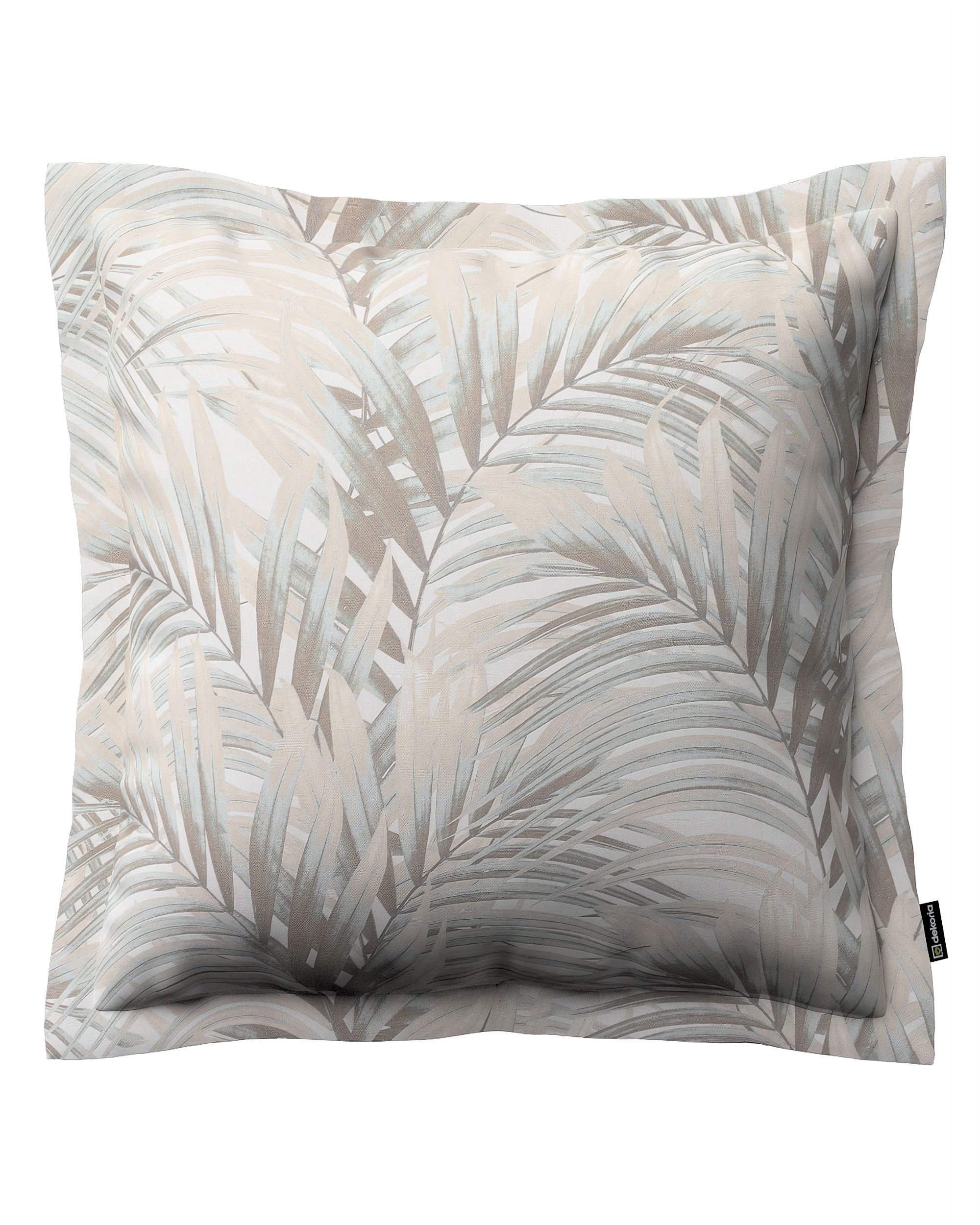 Kissenhülle Mona mit Stehsaum Farbe beige Stoff gemustert
