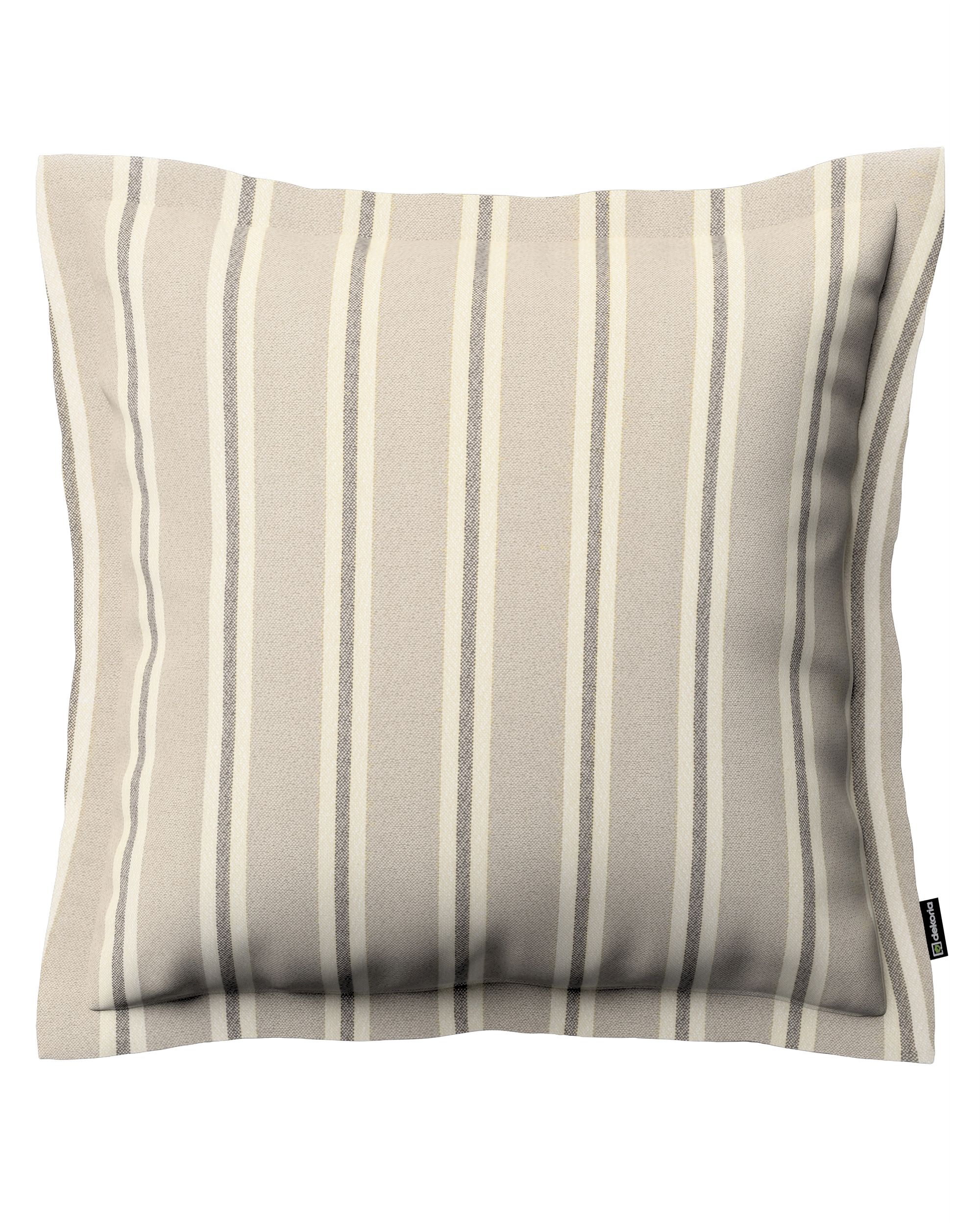 Kissenhülle Mona mit Stehsaum Farbe beige Stoff strukturiert, gemustert