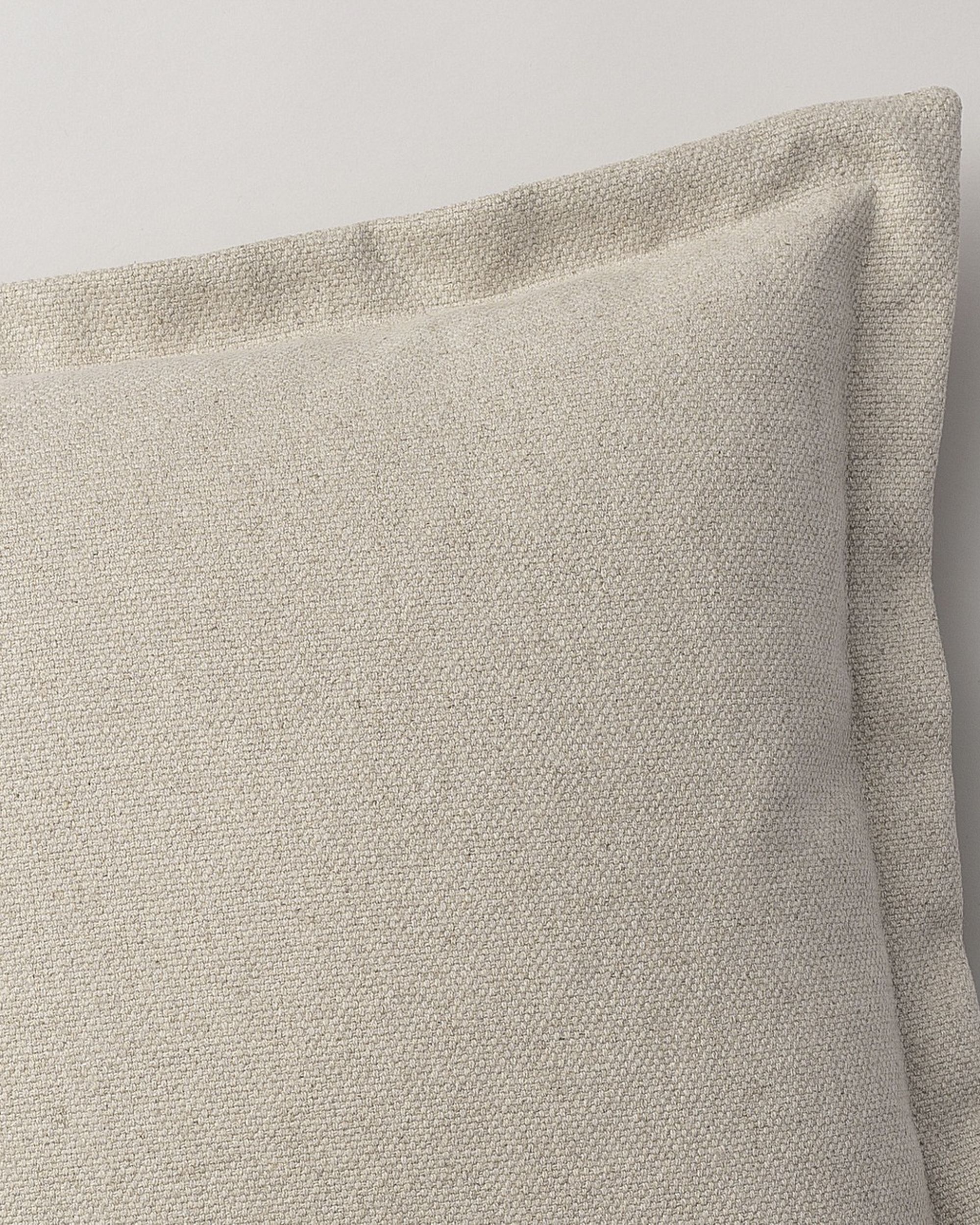 Kissenhülle Mona mit Stehsaum Farbe beige Stoff strukturiert