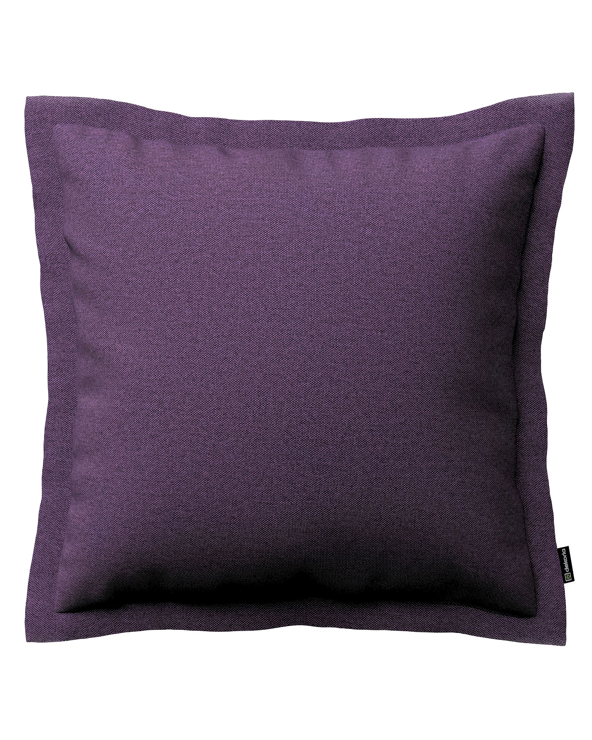 Kissenhülle Mona mit Stehsaum Farbe violett Stoff strukturiert