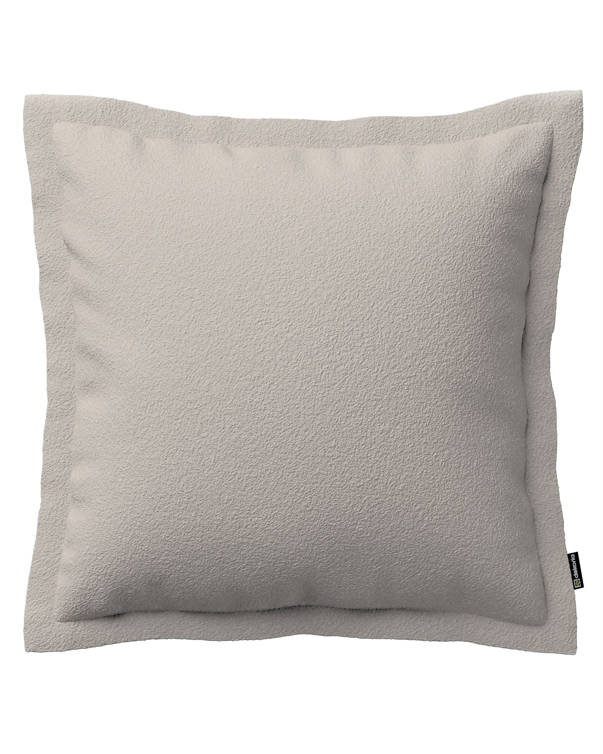 Kissenhülle Mona mit Stehsaum Farbe beige Stoff strukturiert