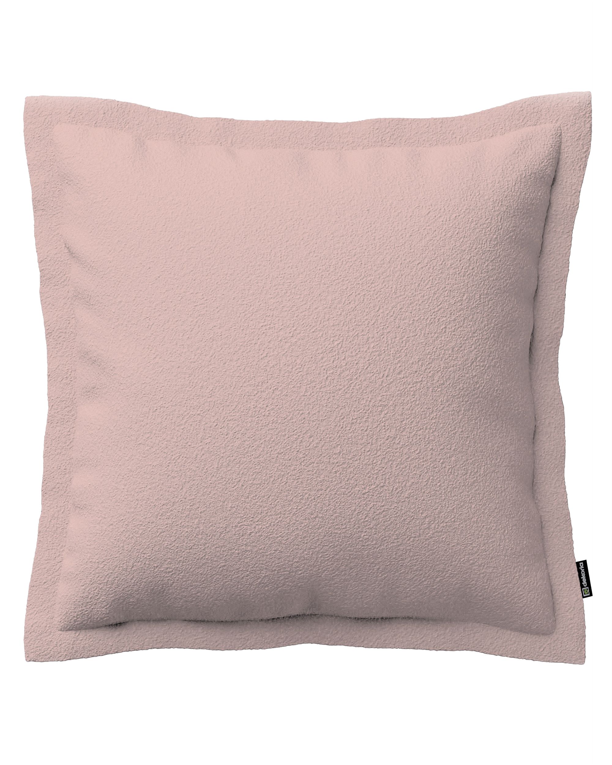 Kissenhülle Mona mit Stehsaum Farbe rosa Stoff strukturiert
