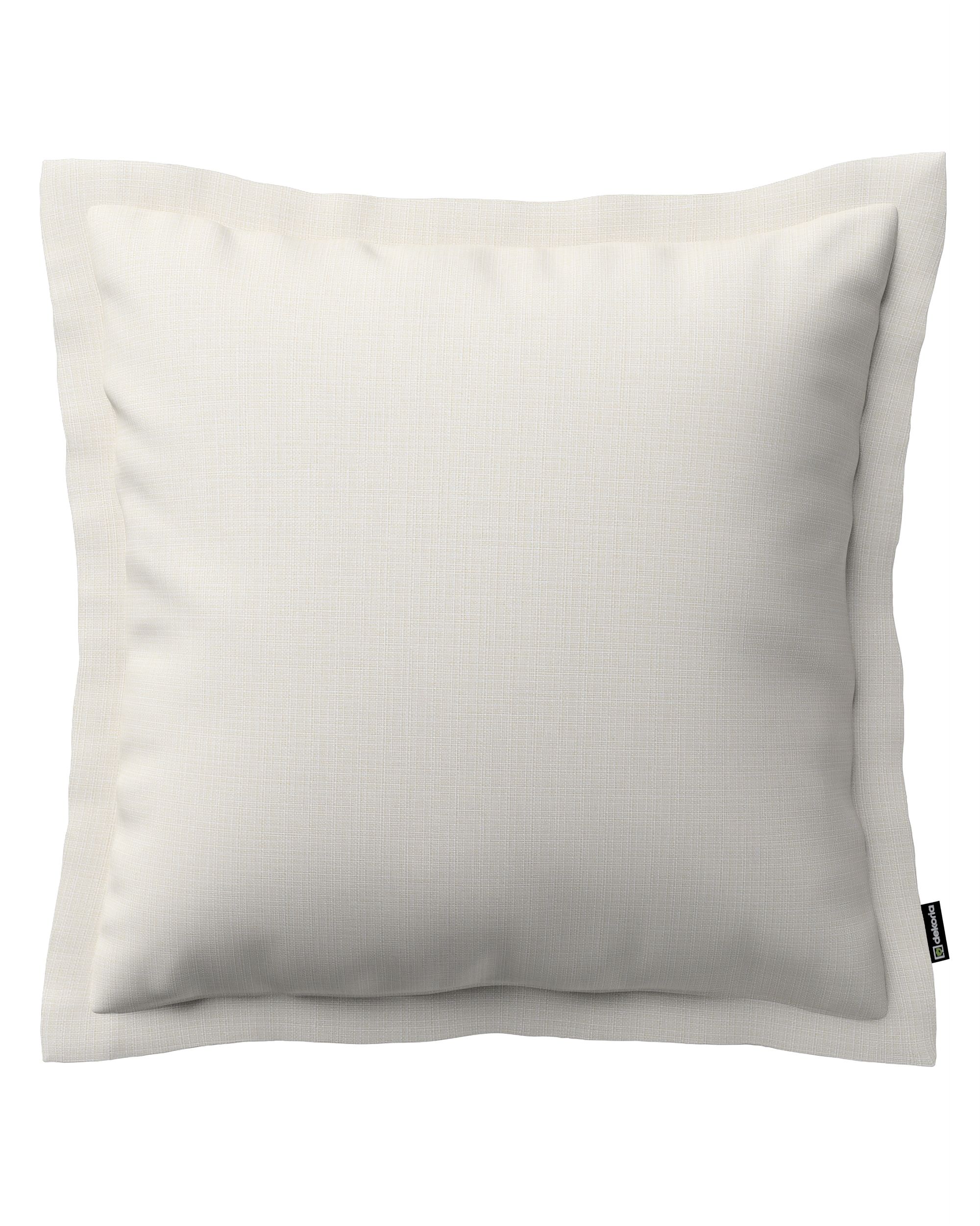 Kissenhülle Mona mit Stehsaum Farbe creme Stoff outdoor, strukturiert