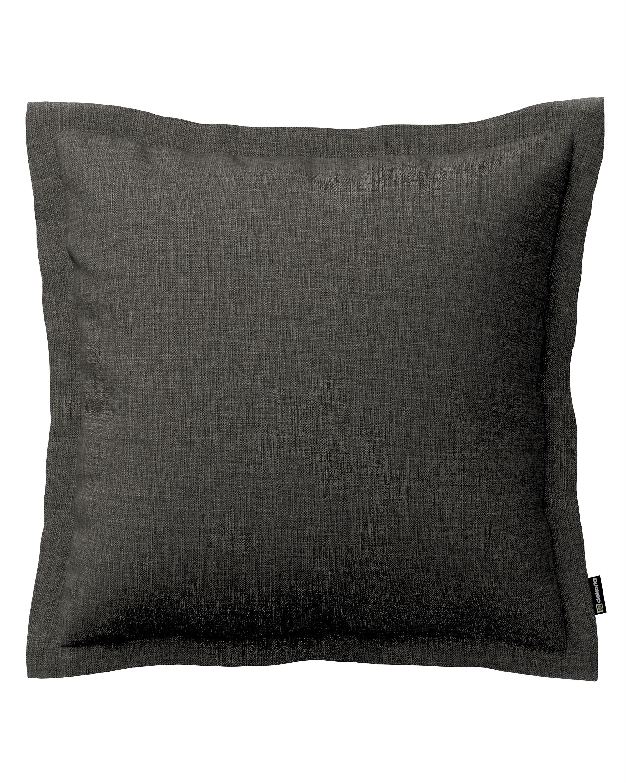 Kissenhülle Mona mit Stehsaum Farbe braun Stoff outdoor, strukturiert
