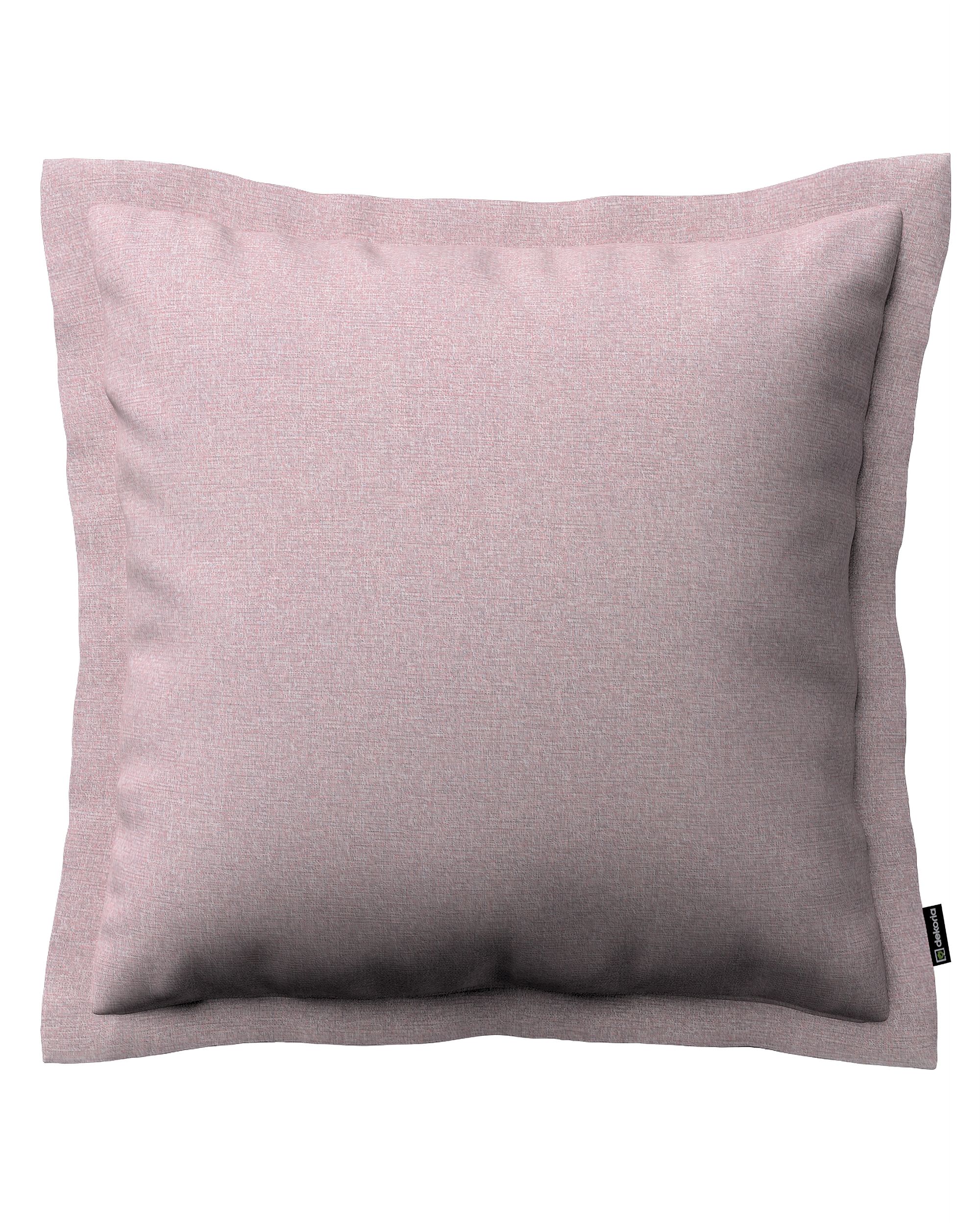 Kissenhülle Mona mit Stehsaum Farbe rosa Stoff strukturiert
