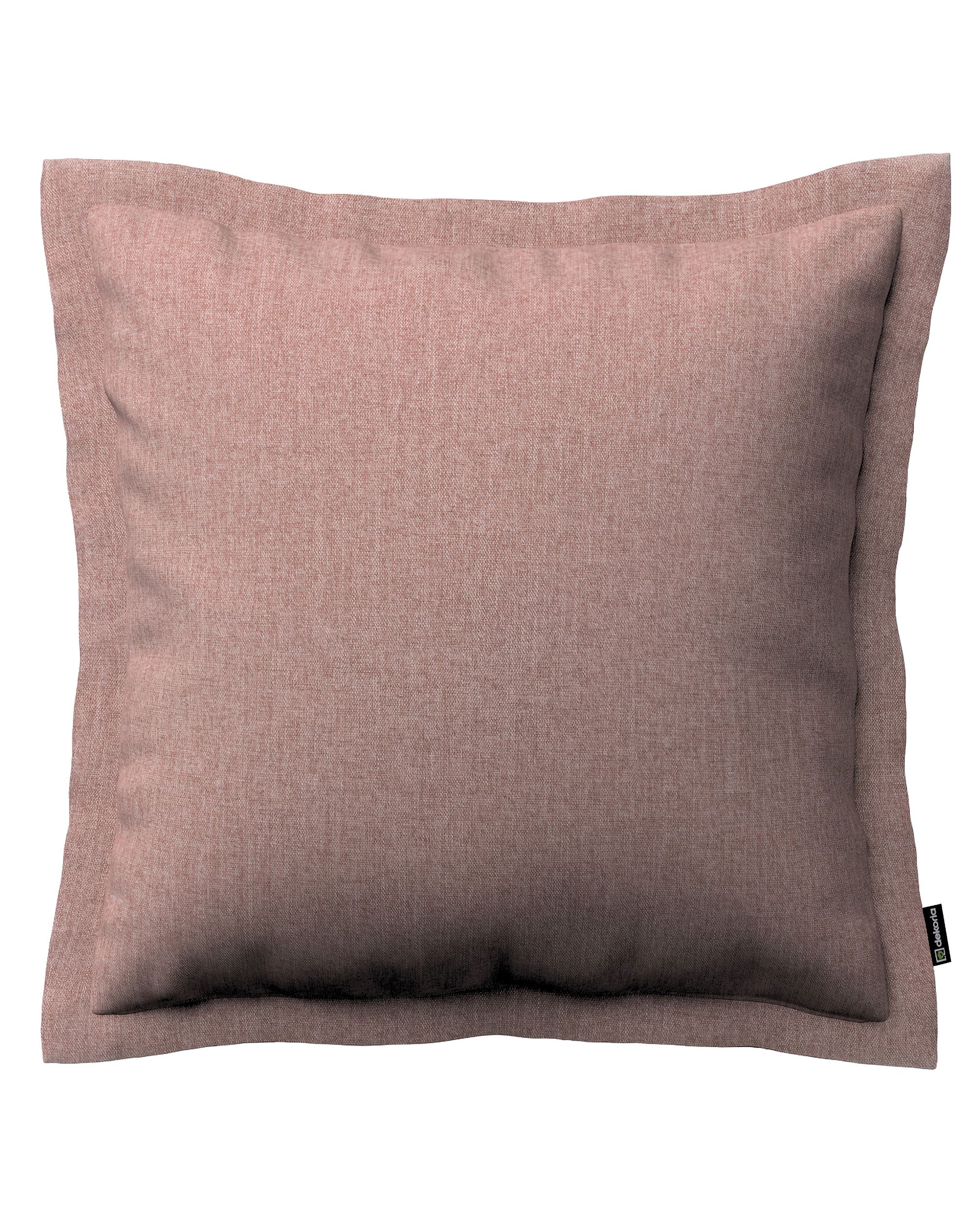 Kissenhülle Mona mit Stehsaum Farbe rosa Stoff strukturiert
