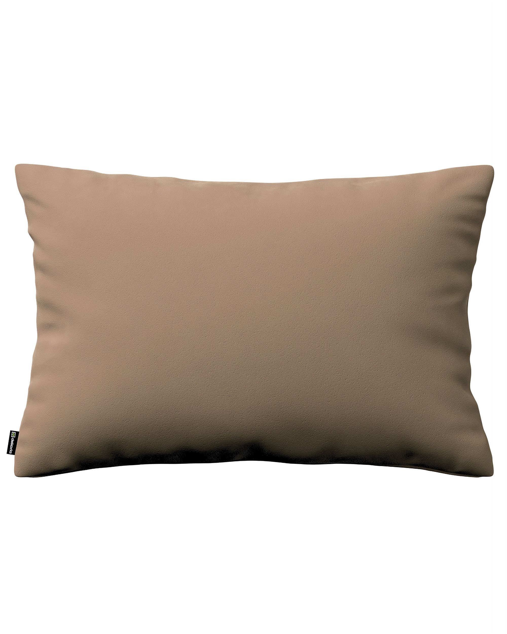 Kissenhülle Mia rechteckig Farbe beige Stoff glänzend, samt