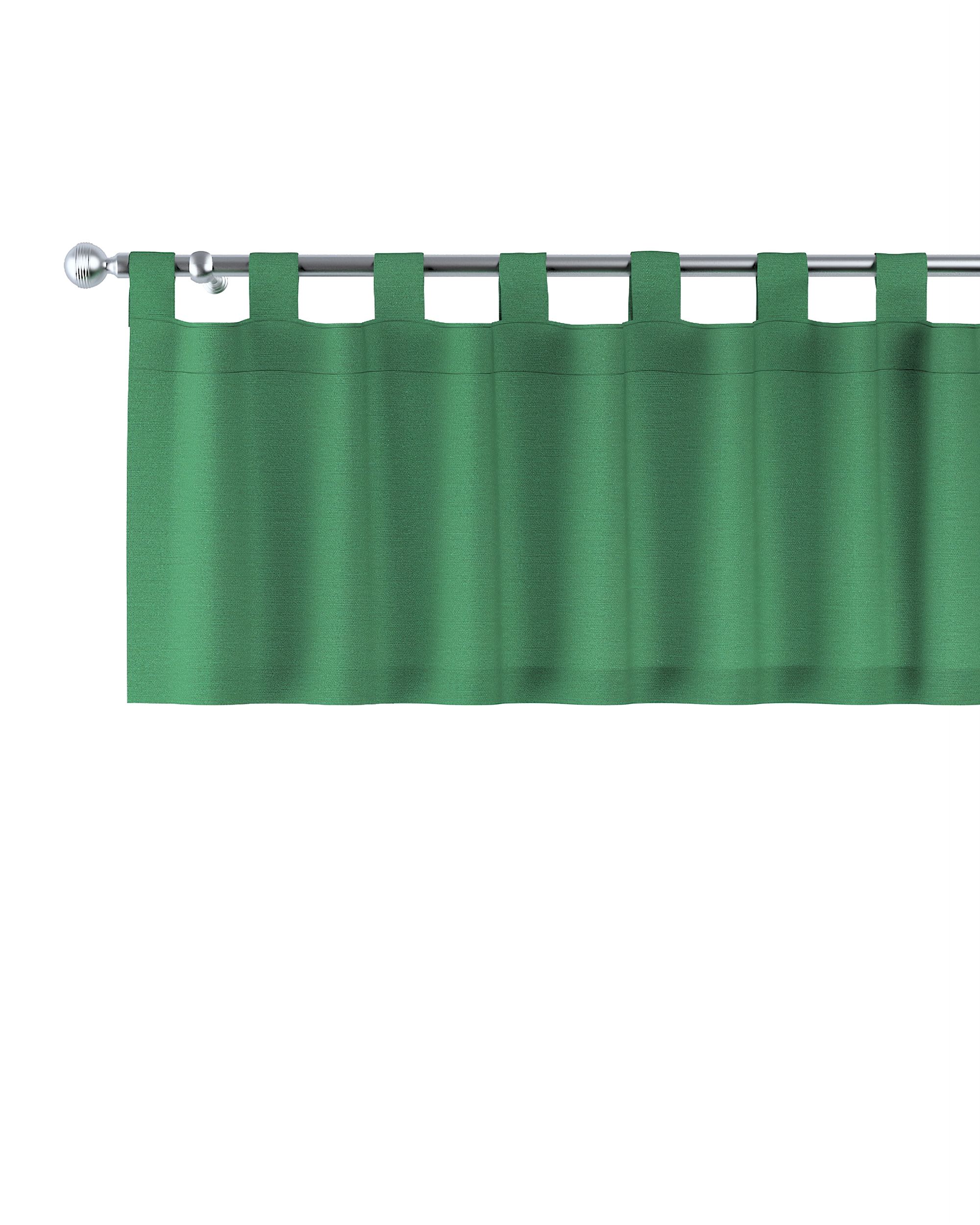 Kurzgardine mit Schlaufen Farbe grün
