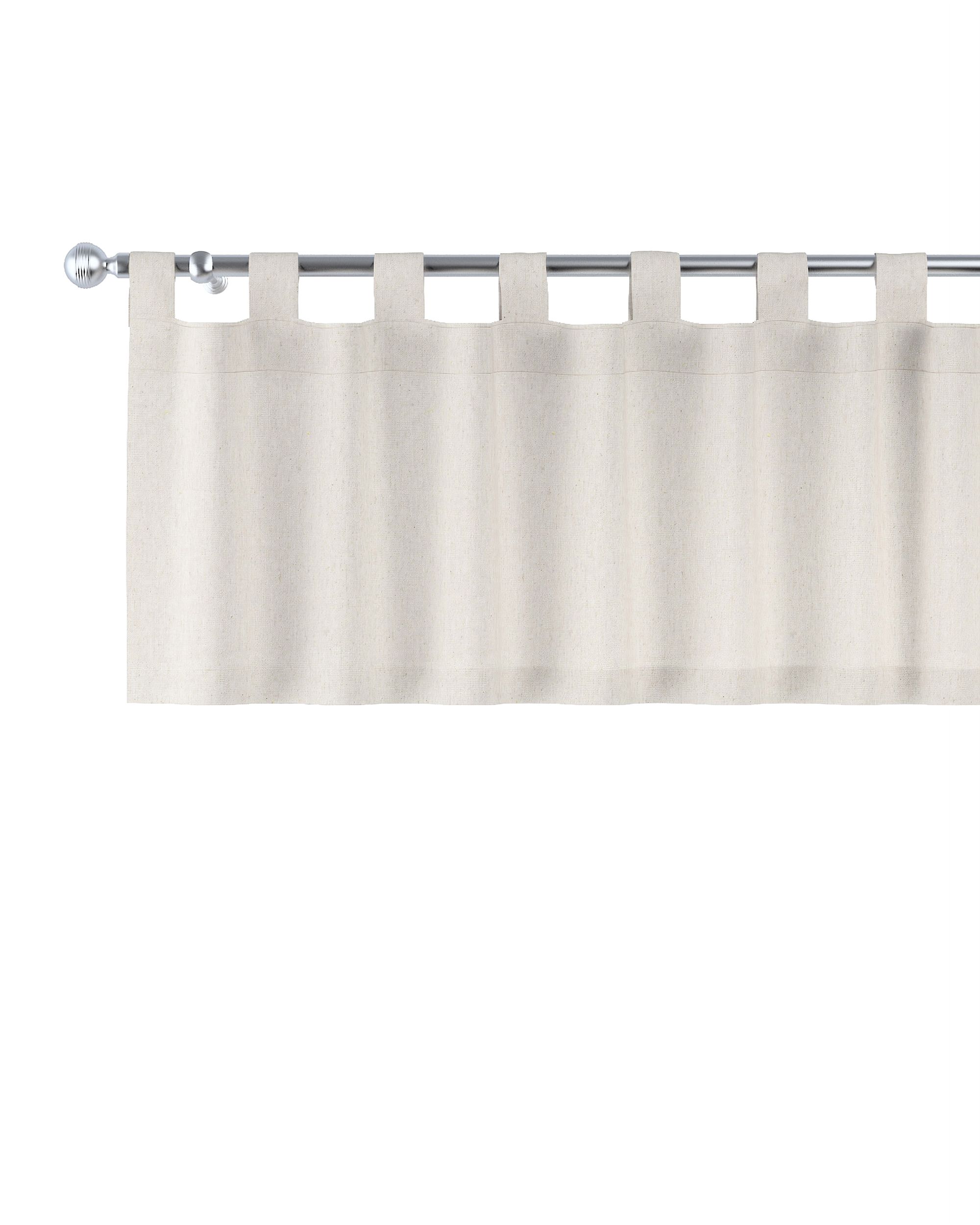 Kurzgardine mit Schlaufen Farbe beige