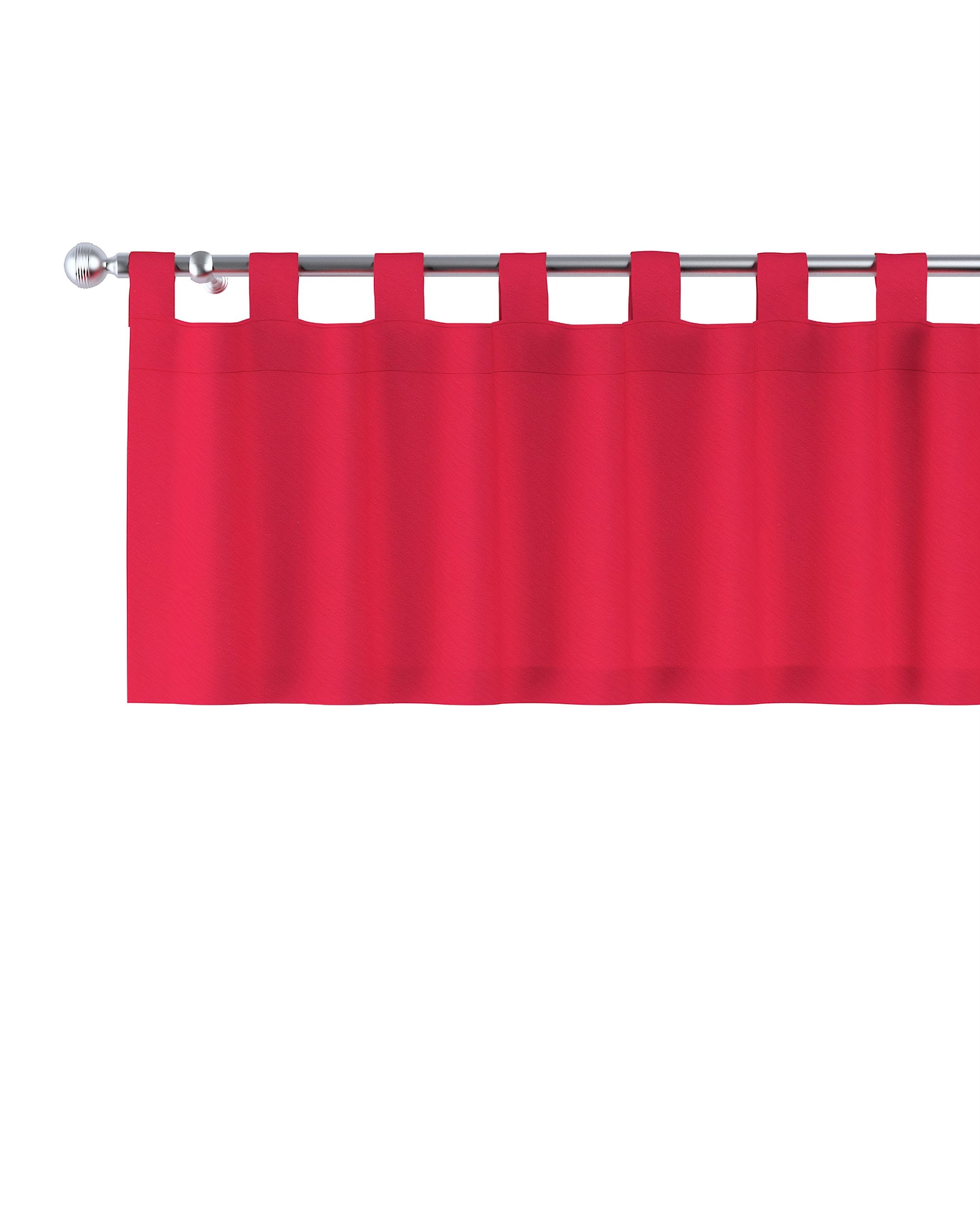 Kurzgardine mit Schlaufen Farbe schwarz