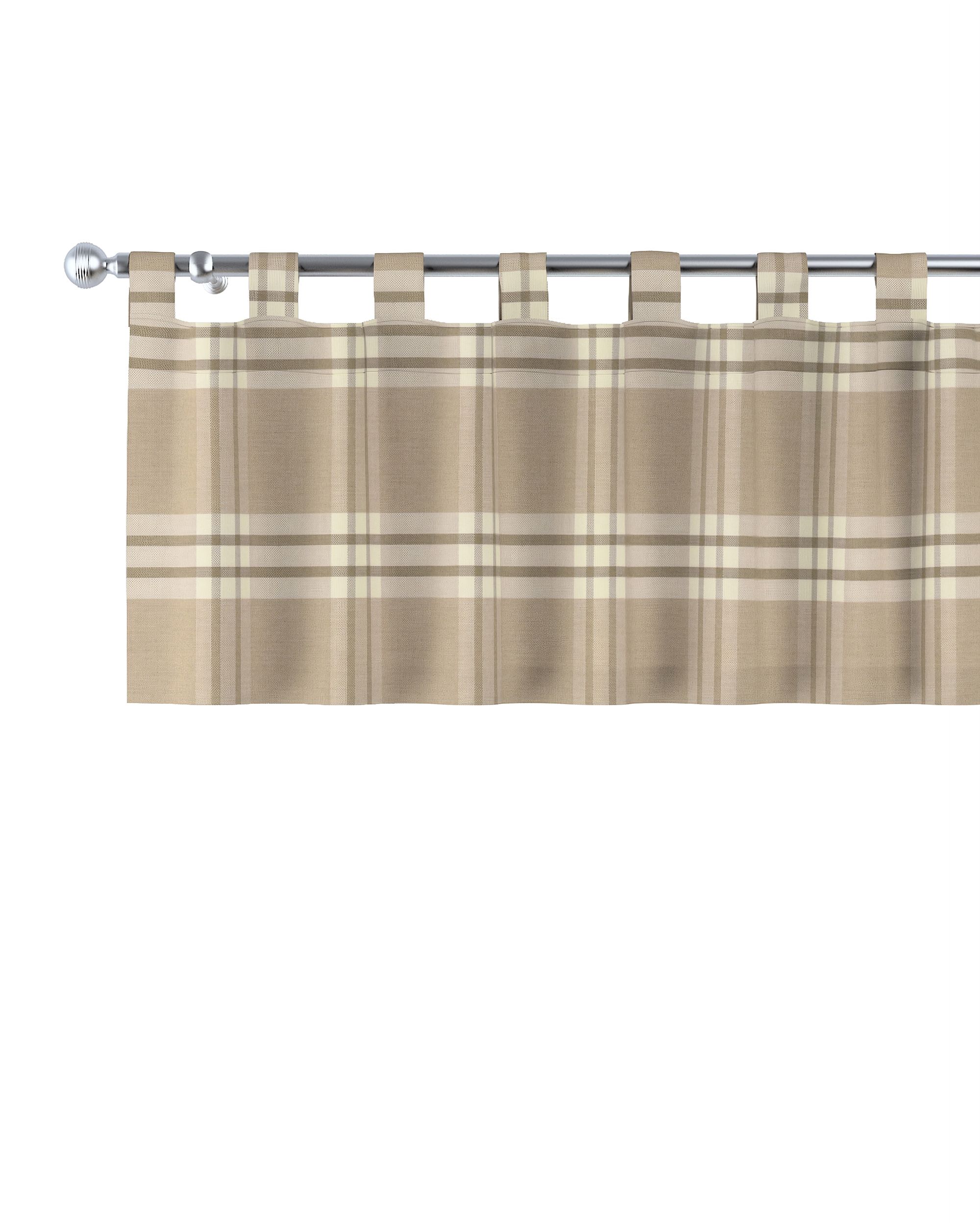Kurzgardine mit Schlaufen Farbe beige