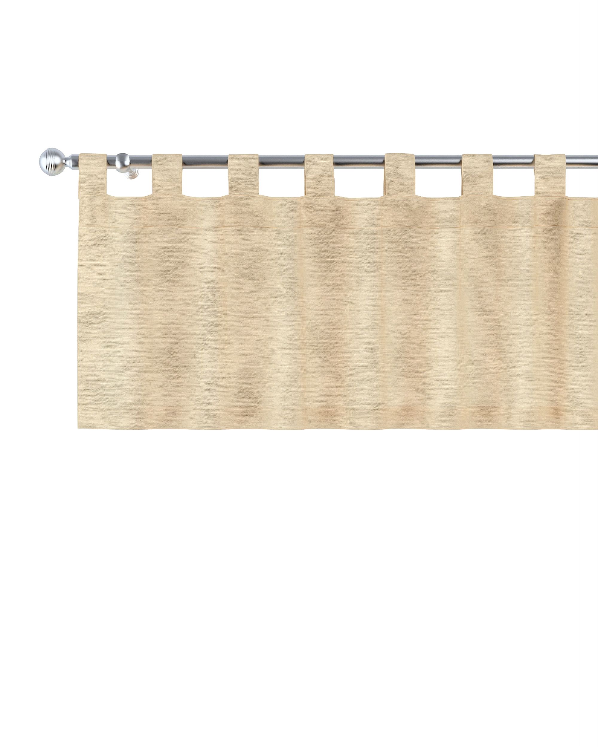 Kurzgardine mit Schlaufen Farbe beige
