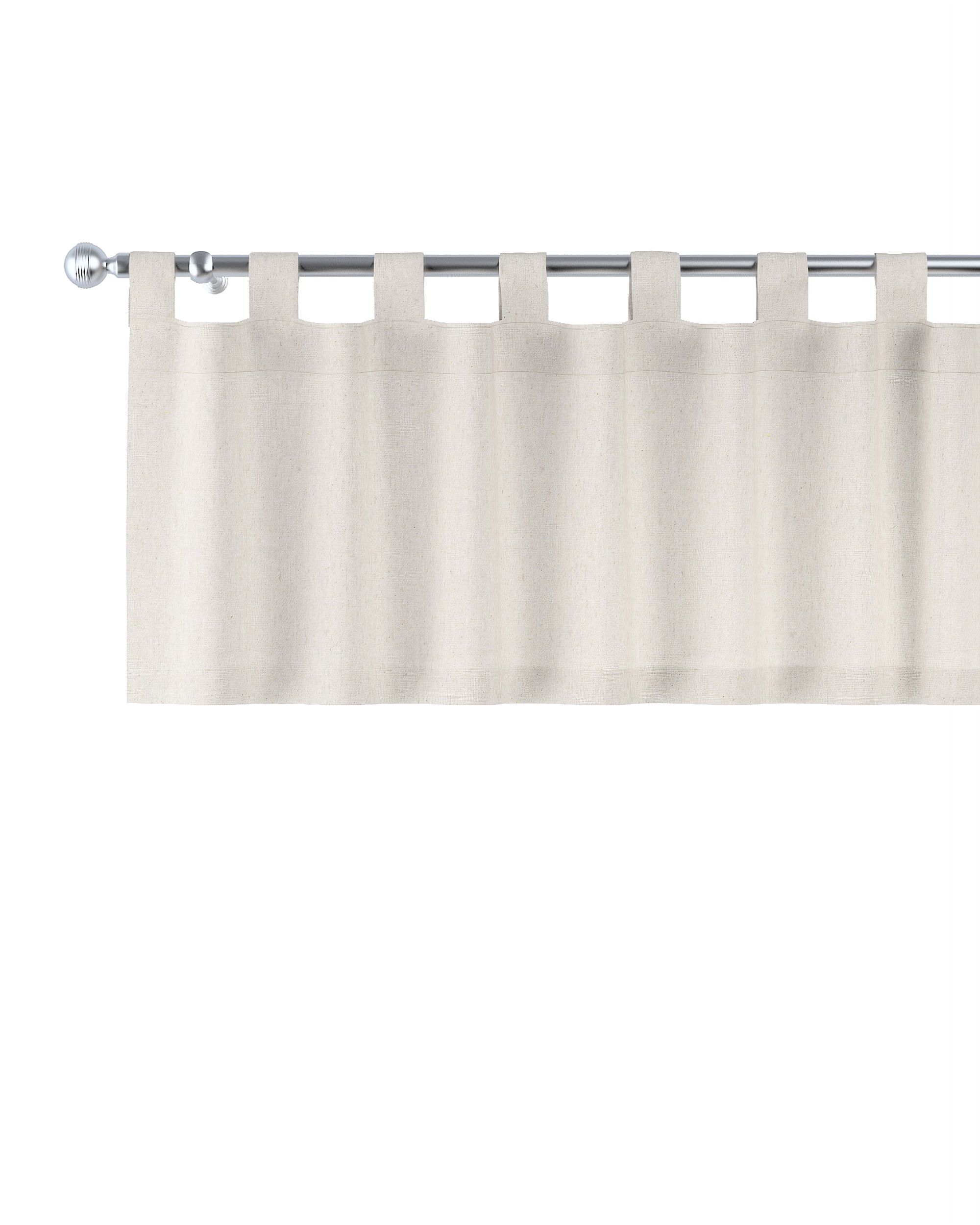 Kurzgardine mit Schlaufen Farbe beige