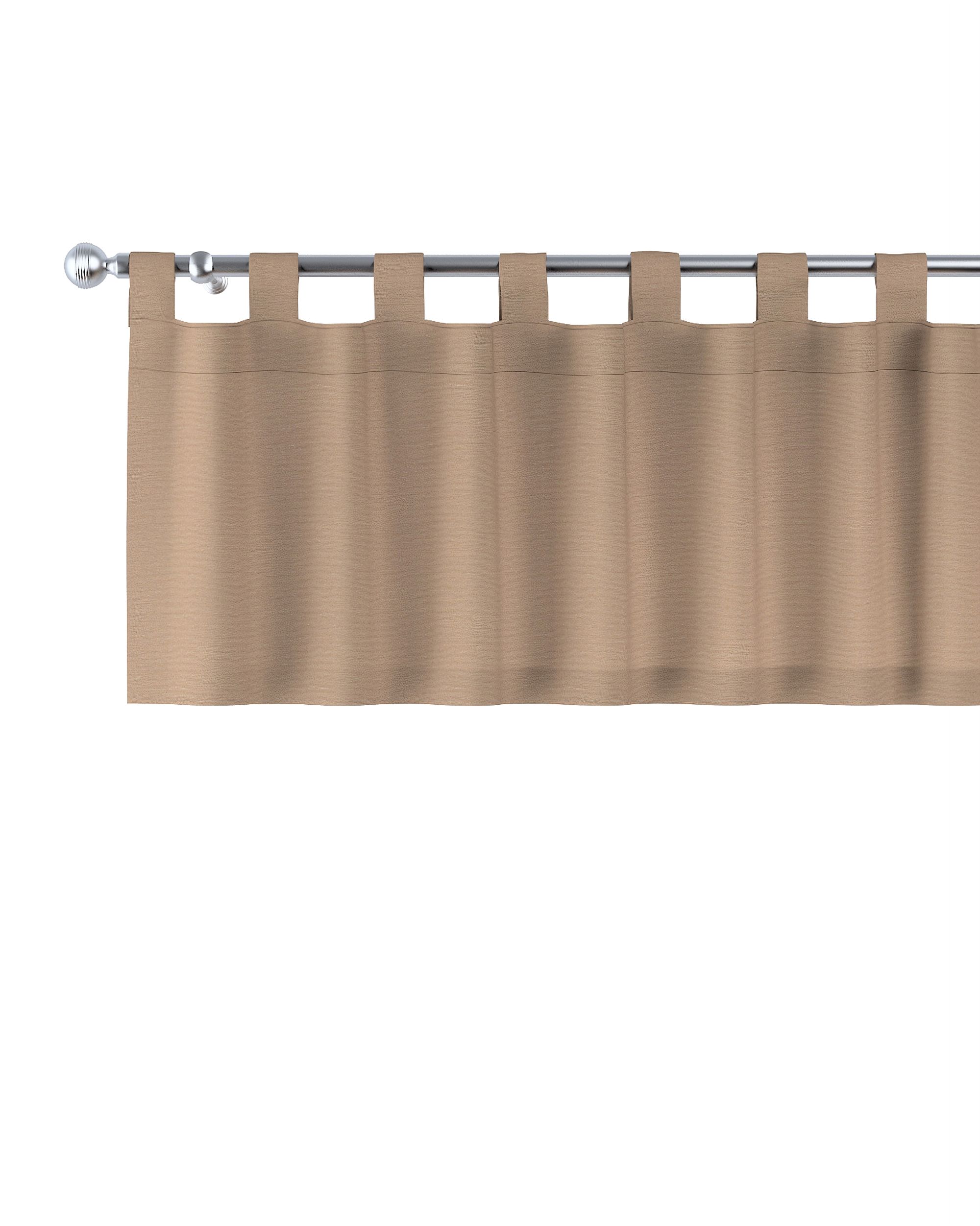 Kurzgardine mit Schlaufen Farbe beige