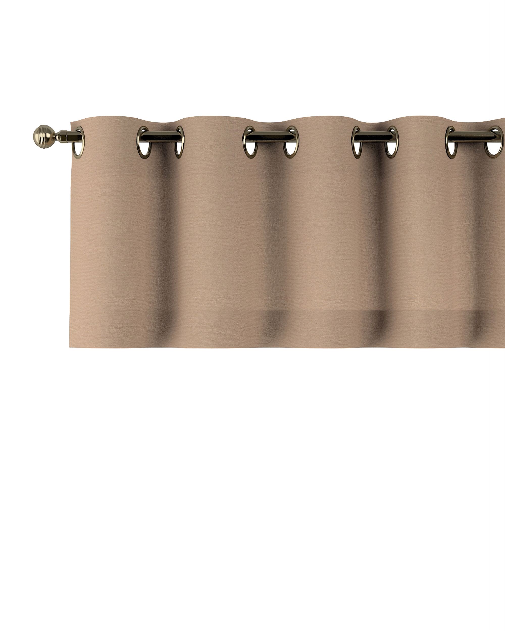 Kurzgardine mit Ösen Farbe beige