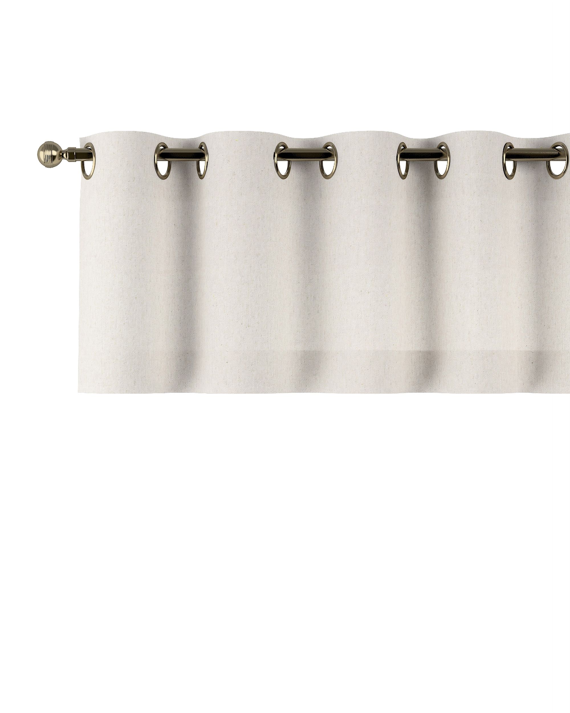Kurzgardine mit Ösen Farbe beige