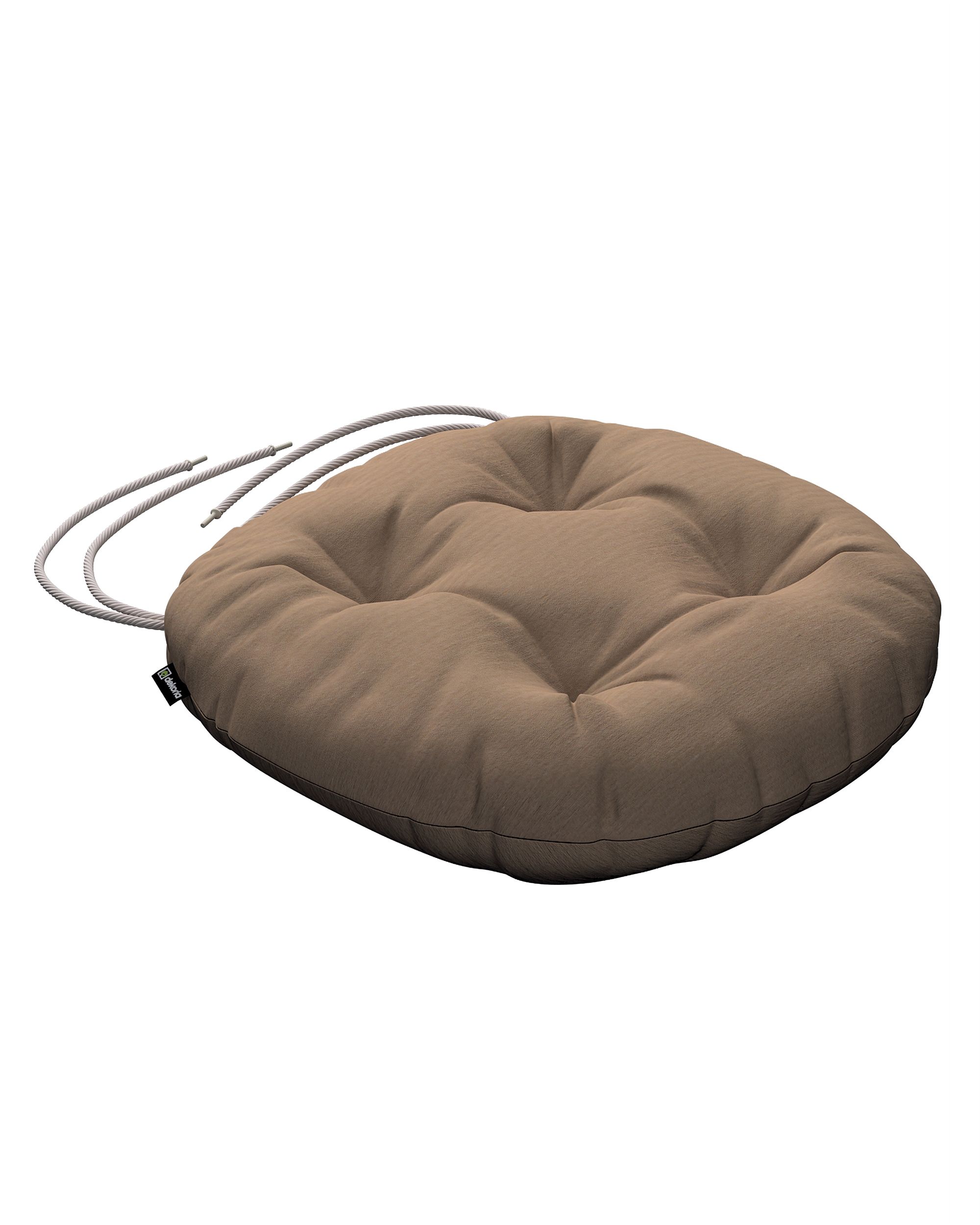 Stuhlkissen Adam mit Bindeschnur Farbe beige