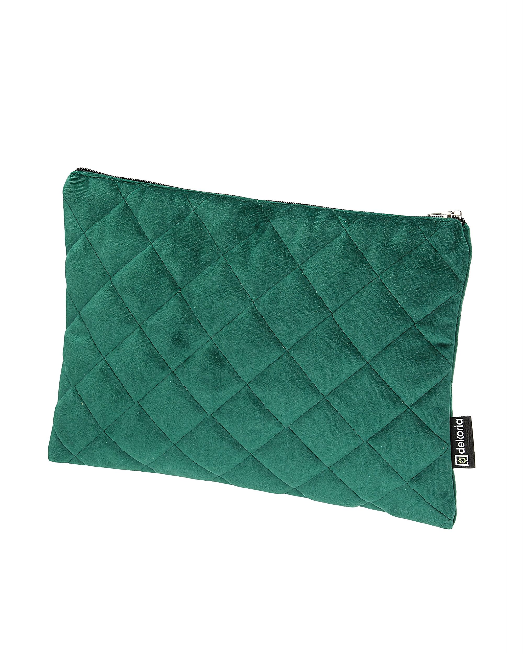 Tablet-Tasche Velvet Farbe grün Stoff glänzend, samt