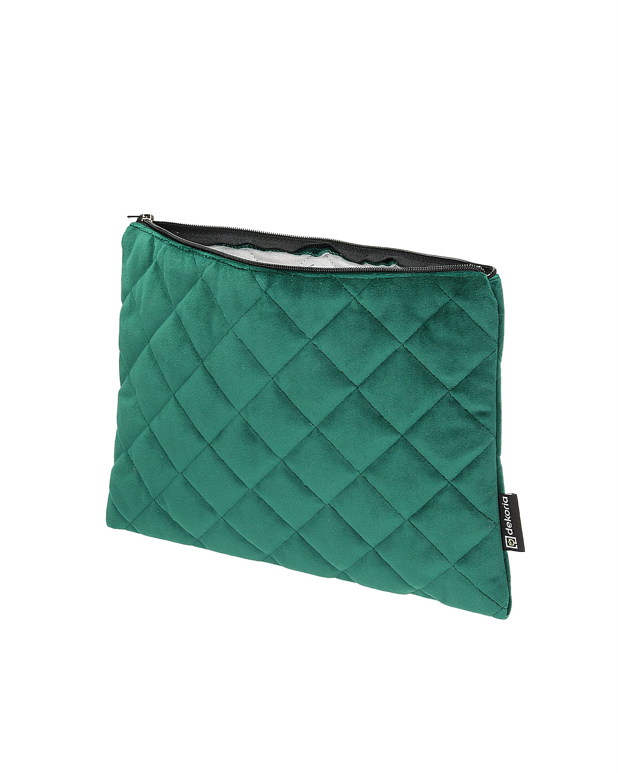 Tablet-Tasche Velvet Farbe grün Stoff glänzend, samt (hover)