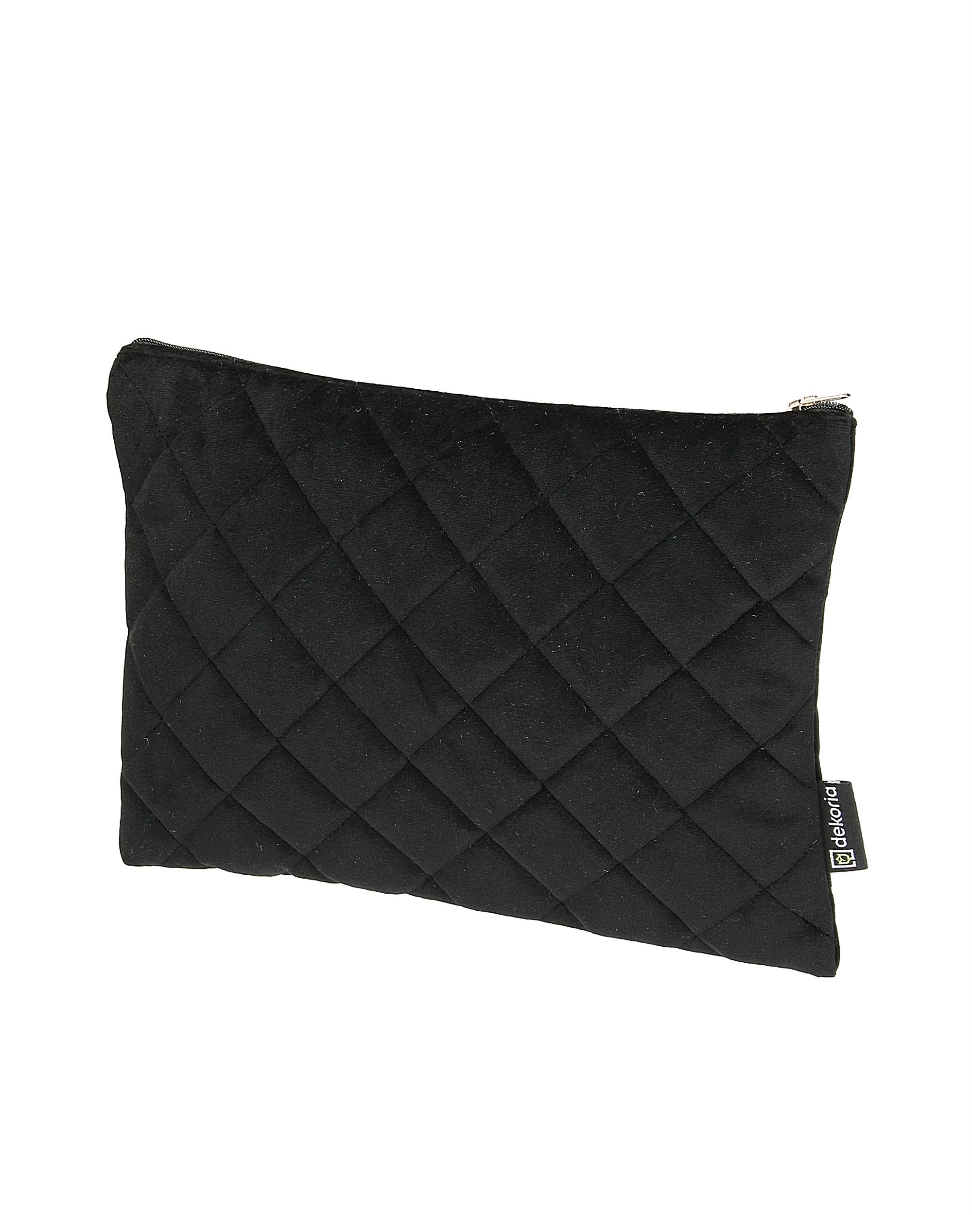 Tablet-Tasche Velvet Farbe schwarz Stoff glänzend, samt
