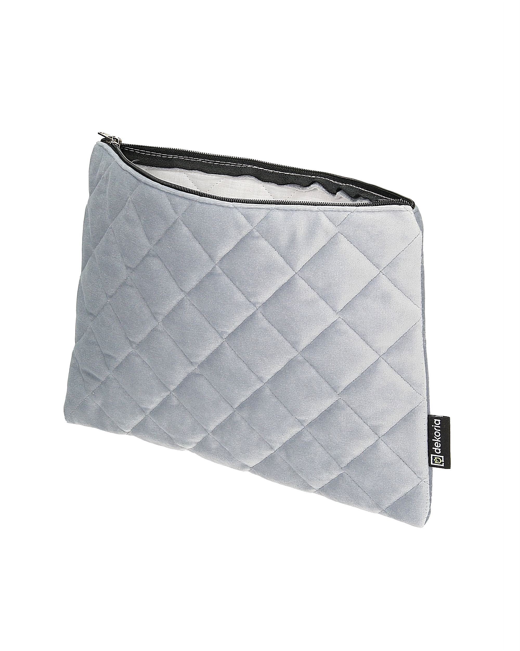 Tablet-Tasche Velvet Farbe grau Stoff glänzend, samt (hover)