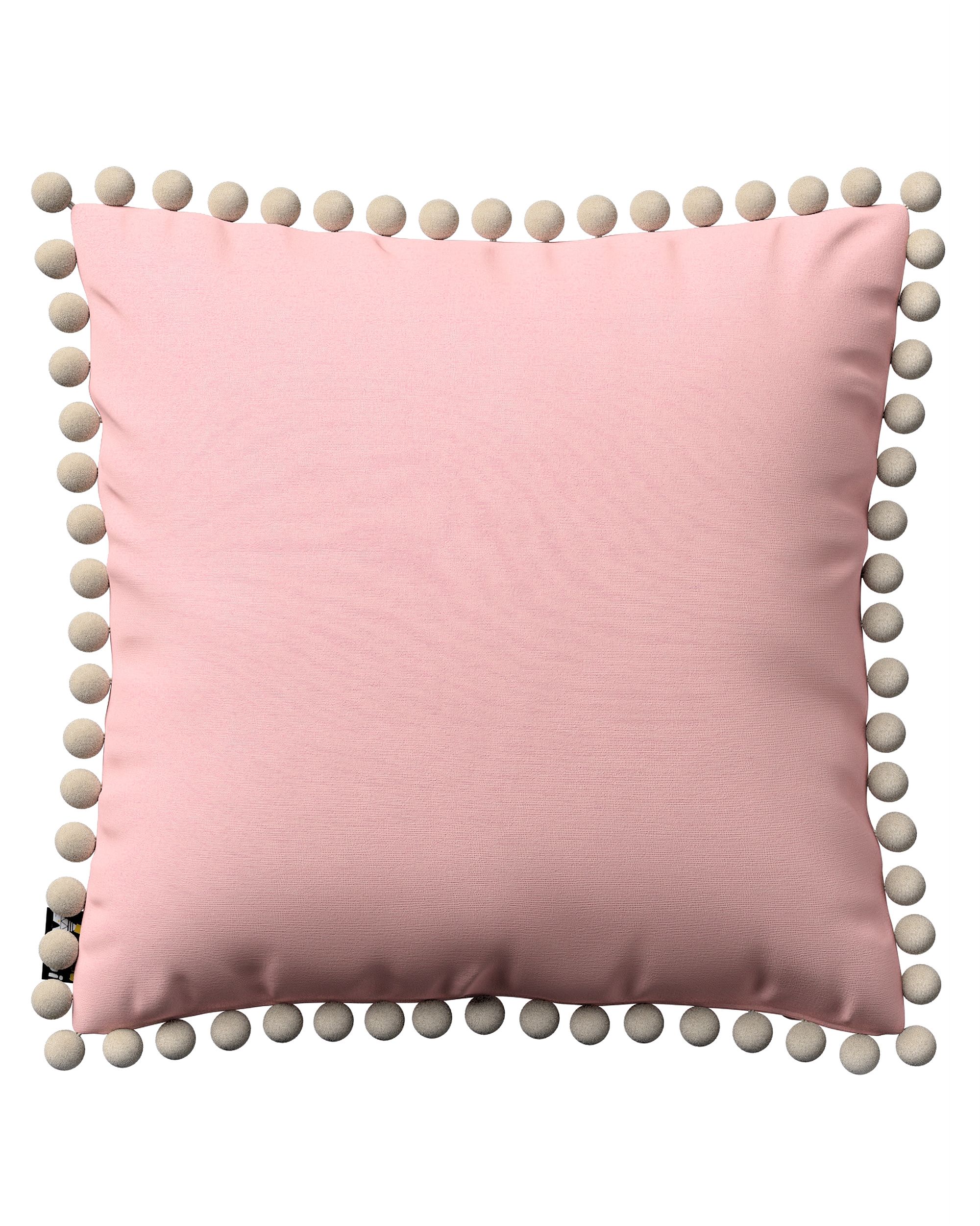 Kissenhülle Wera mit Bommeln Farbe rosa