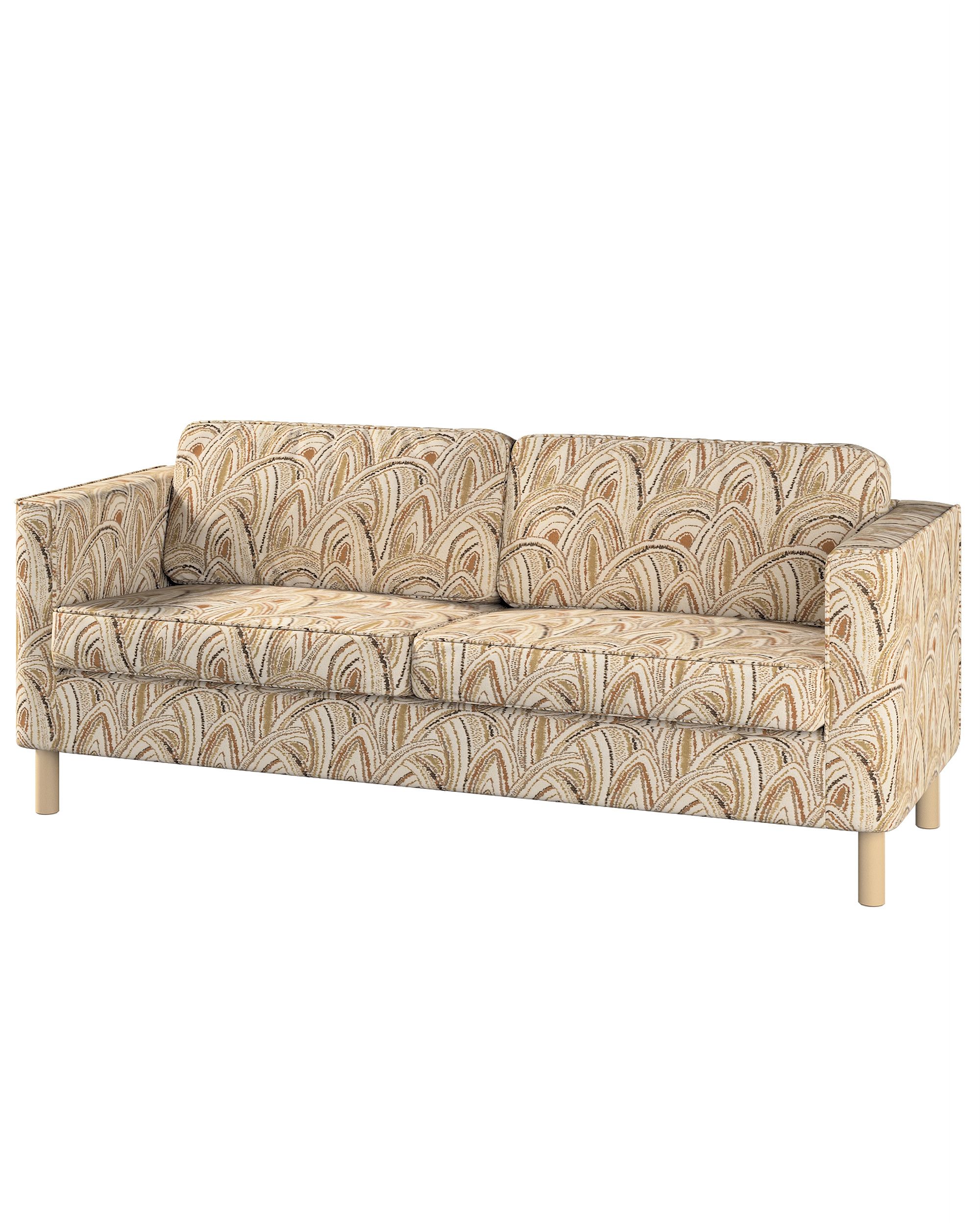 Bezug für Pärup 2-Sitzer Sofa Farbe beige Stoff strukturiert, gemustert