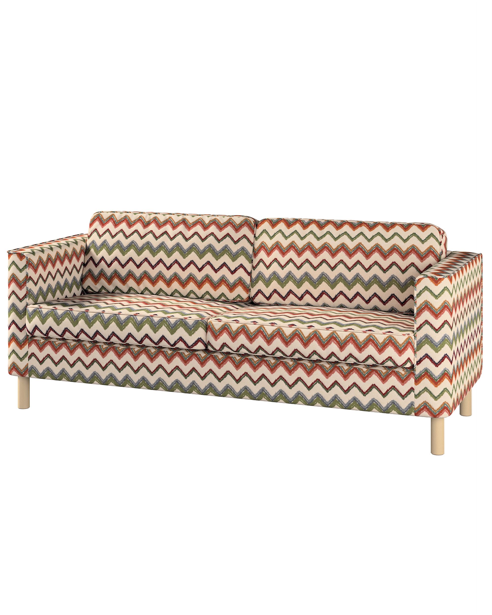 Bezug für Pärup 2-Sitzer Sofa Farbe bunt Stoff strukturiert, gemustert