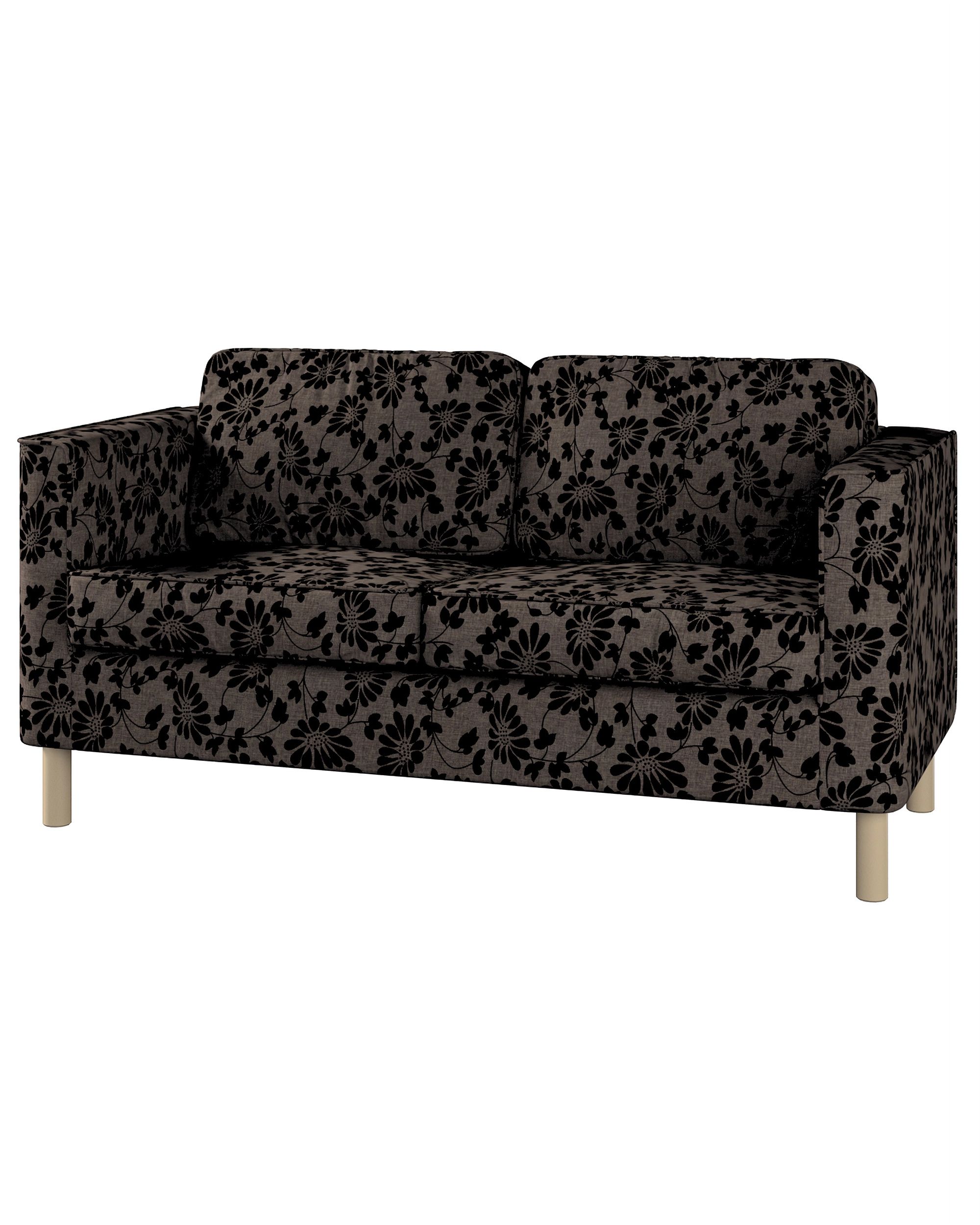 Bezug für Pärup 2-Sitzer Sofa Farbe braun Stoff strukturiert, gemustert