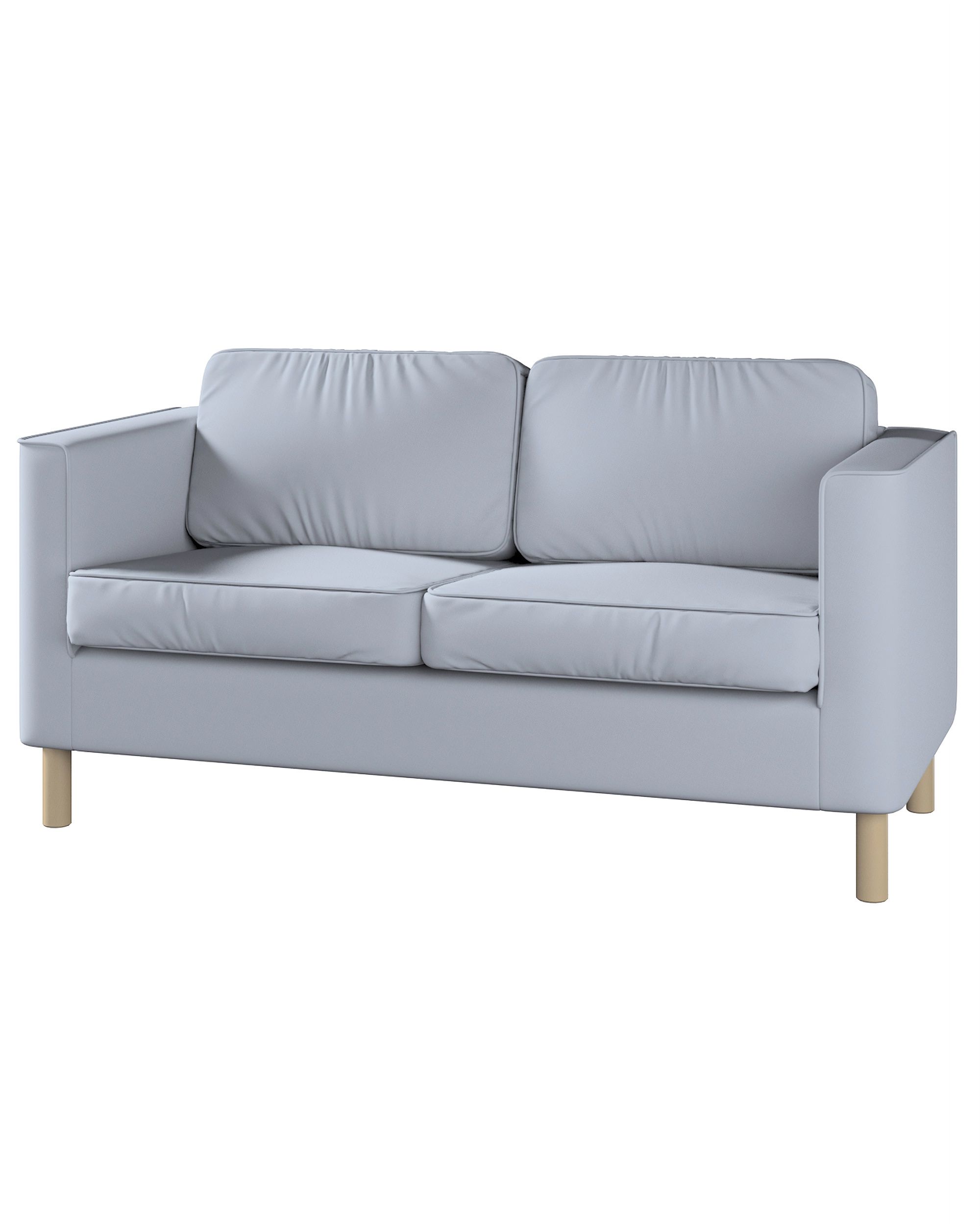 Bezug für Pärup 2-Sitzer Sofa Farbe rosa Stoff strukturiert