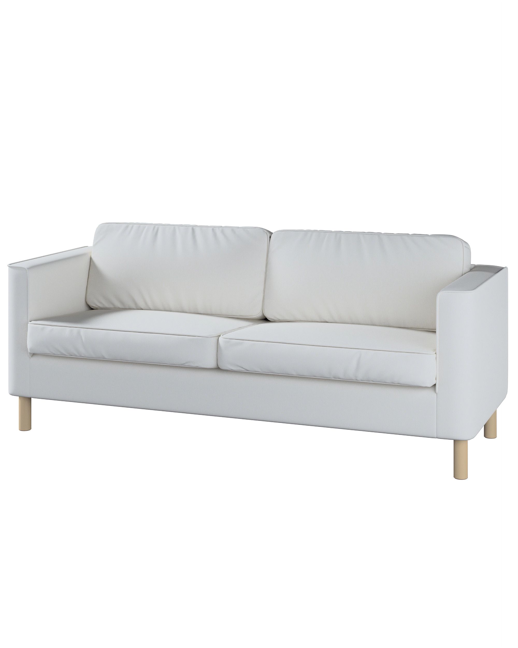 Bezug für Pärup 2-Sitzer Sofa Farbe creme Stoff strukturiert